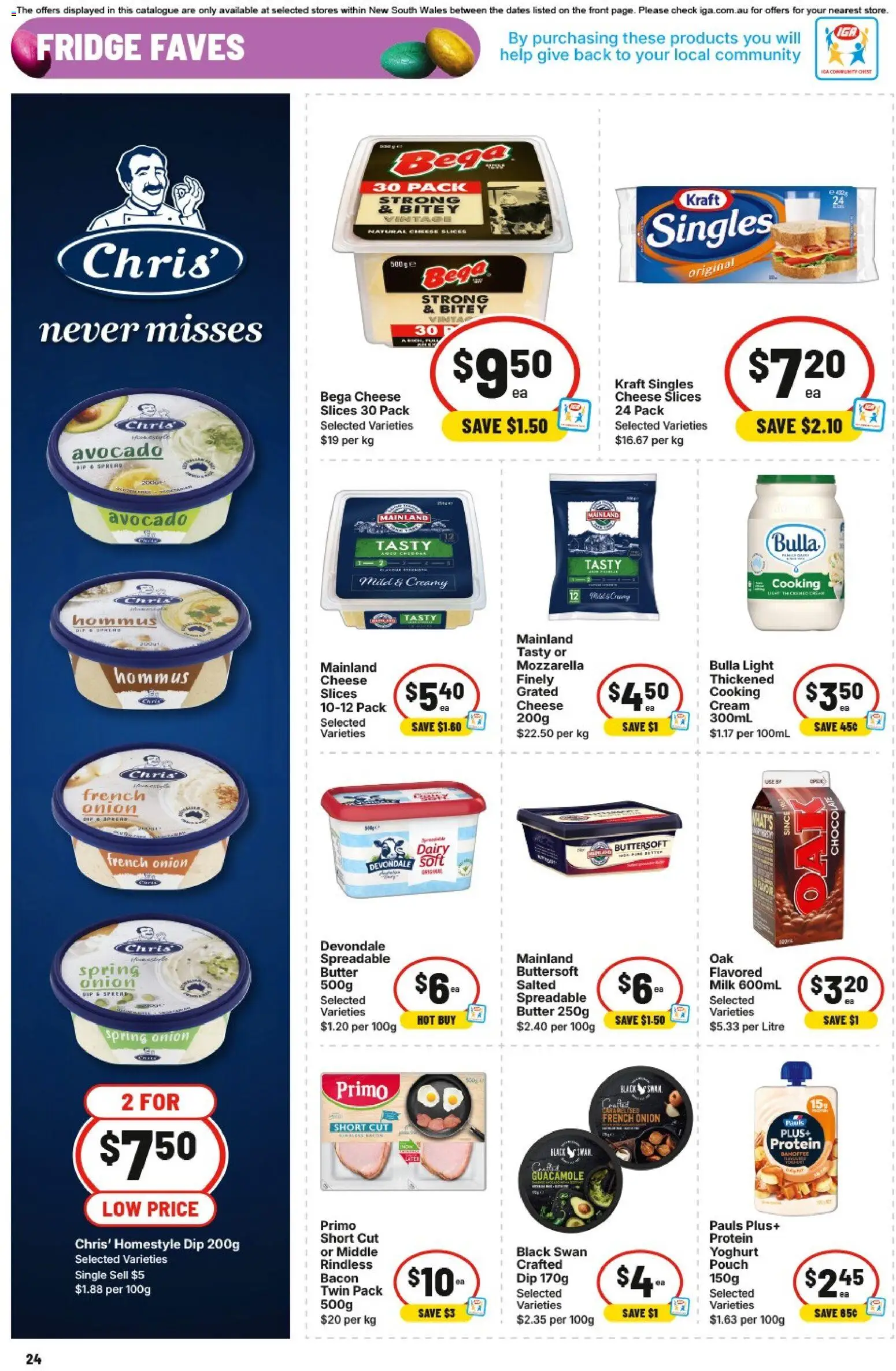 IGA catalogue - valid from 18.03.2026 | Page: 23 | Products: Bread, Chocolate, Noodles, Fruits