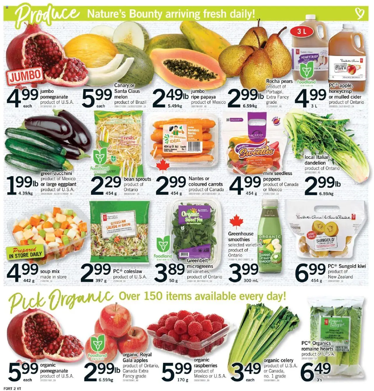 Fortinos flyer valid from 16.10.2025 | Page: 3 | Products: Kiwi, Apples