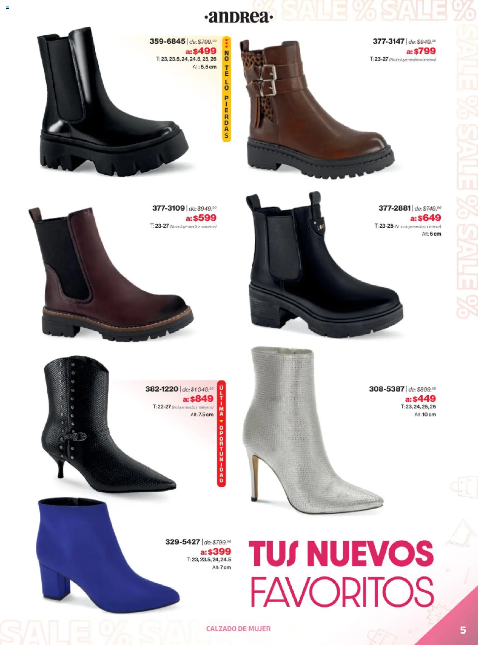Nuevas ofertas de Andrea válidas en toda la República Mexicana desde el 21.12.2025. ¡Encuentra las mejores ofertas en Andrea catálogo Outlet! | Página: 5