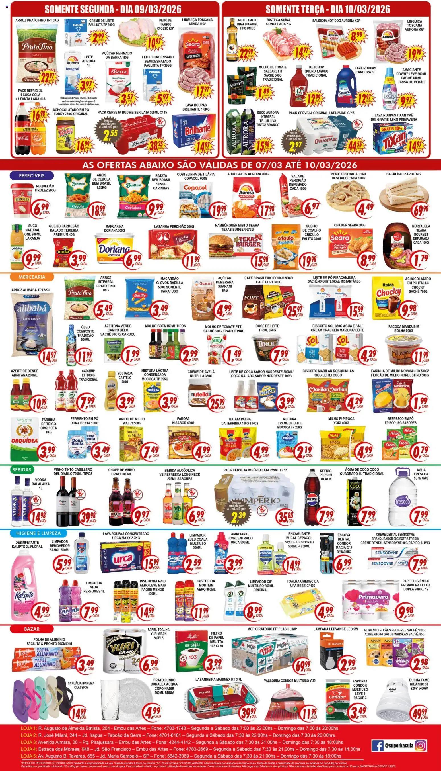 Kaçula Folheto - válido de 07.03.2026 | Página: 2 | Produtos: Filtro de papel, Pó, Escova, Doriana