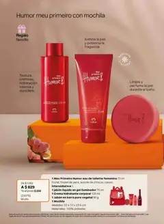 Vista previa de Natura campaña 6 2026, nuevo folleto de la tienda, válido en México a partir del 02.04.2026 | Página: 17 | Productos: Crema, Mochila, Barra, Té