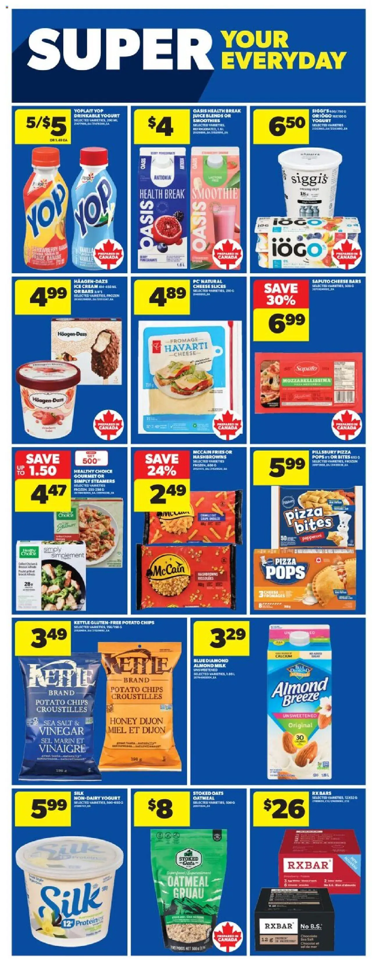 Real Canadian Superstore flyer valid from 09.10.2025 | Page: 16 | Products: Chips, Ice cream, Kettle, Chocolate