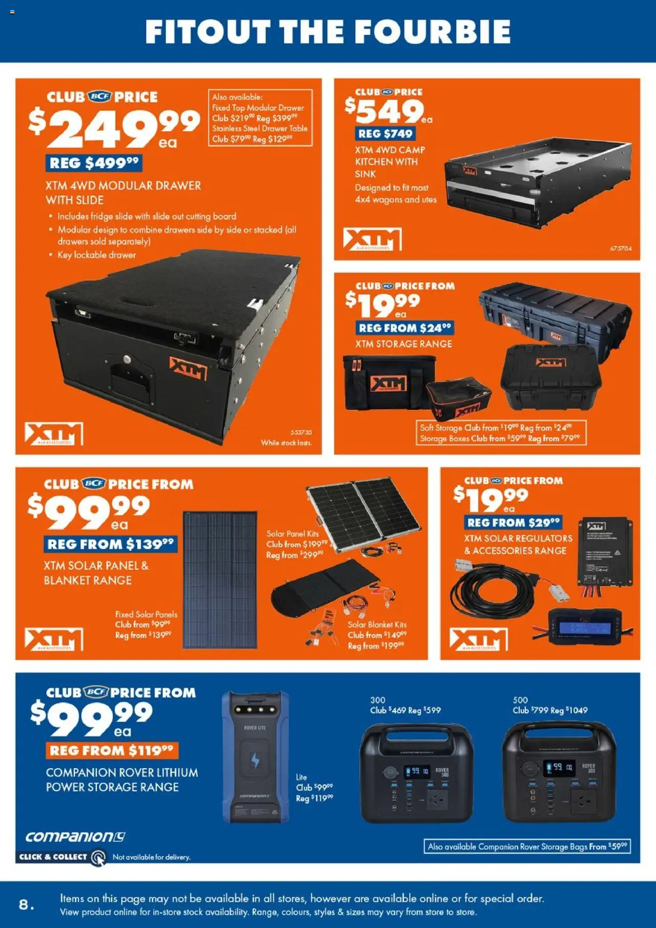 BCF catalogue - valid from 30.06.2025 | Page: 8 | Products: Table, Kits, Accessories, Blanket