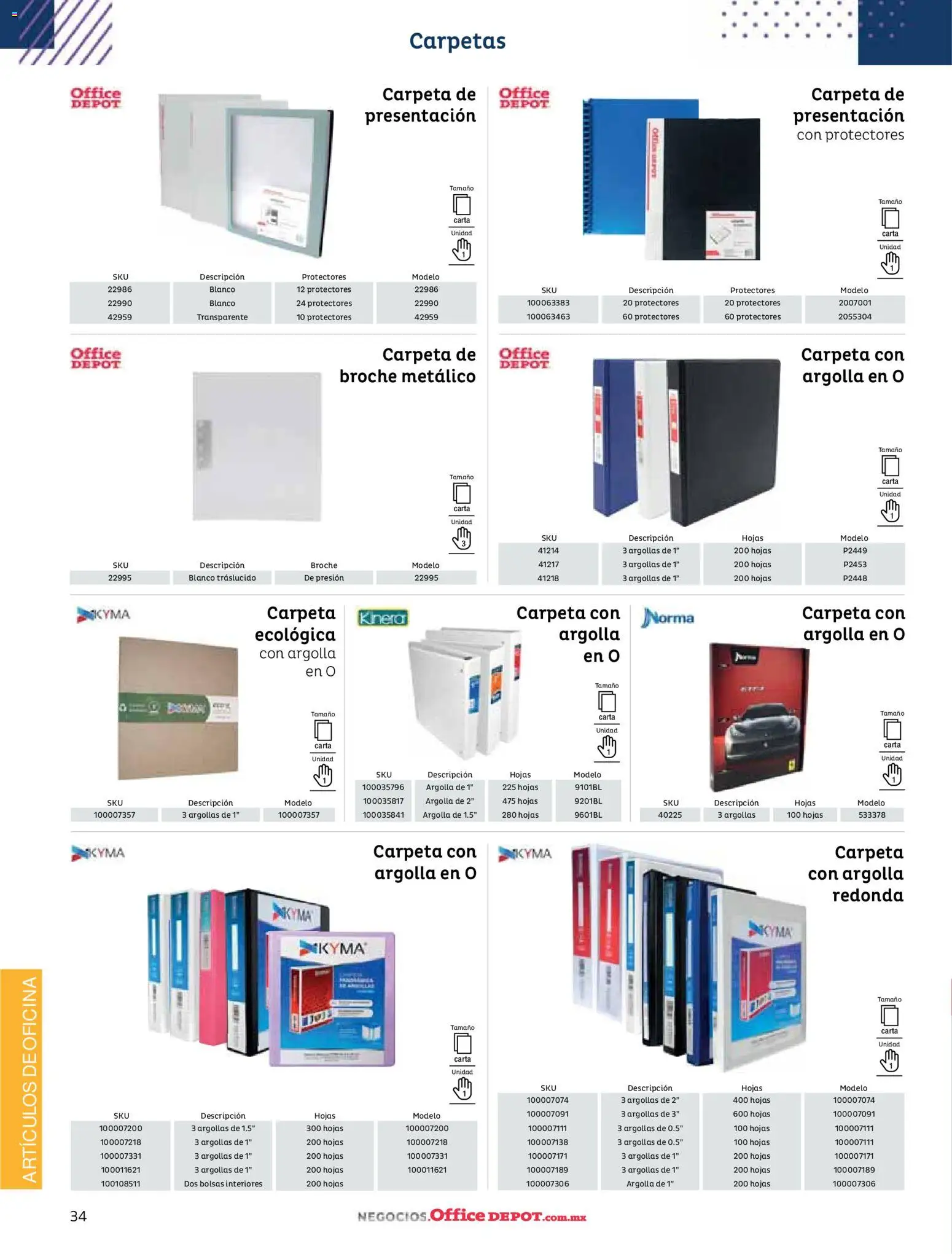 Nuevas ofertas de Office Depot válidas en toda la República Mexicana desde el 12.01.2026. ¡Encuentra las mejores ofertas en Office Depot catálogo 2026! | Página: 36