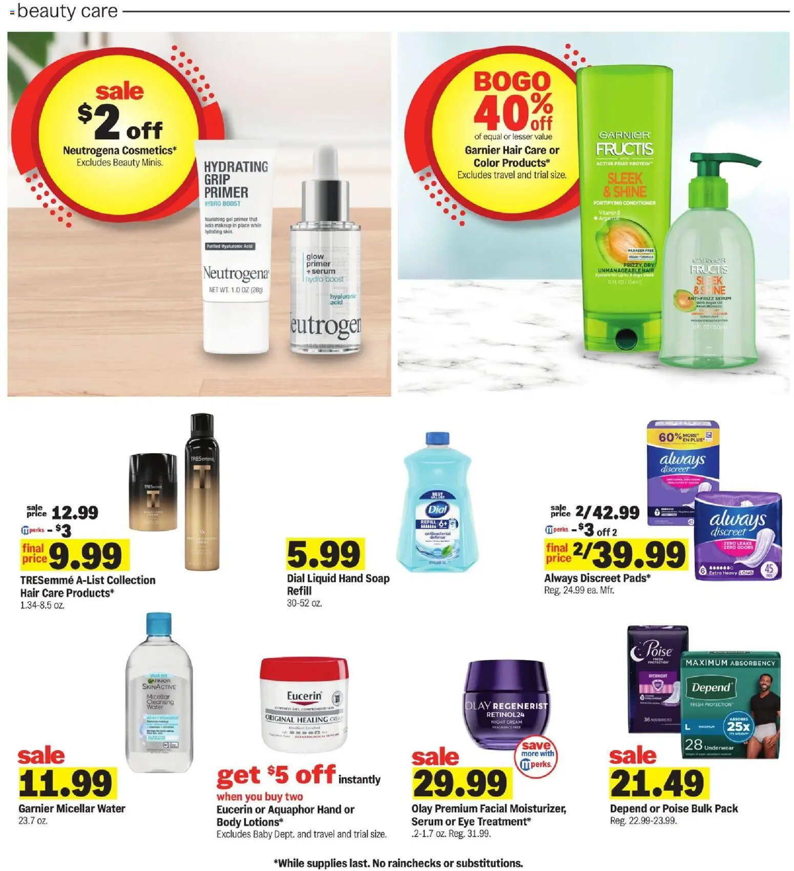 Meijer Weekly Ad - MI - valid from 18.03.2026 | Page: 30 | Products: Vitamin, Fragrance, Micellar water, Soap