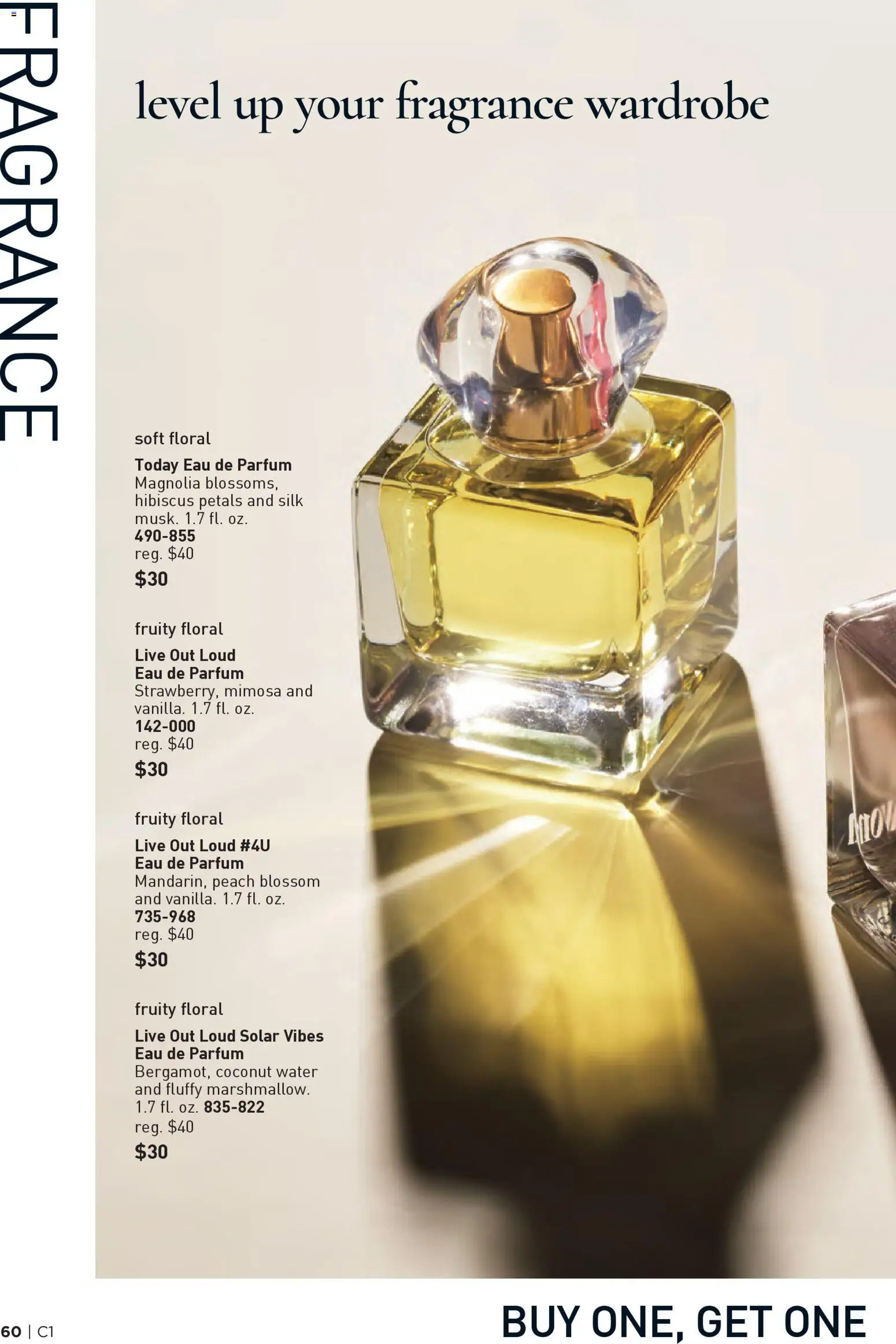 Avon Brochure - valid from 31.12.2025 | Page: 60 | Products: Wardrobe, Fragrance, Water, Peach