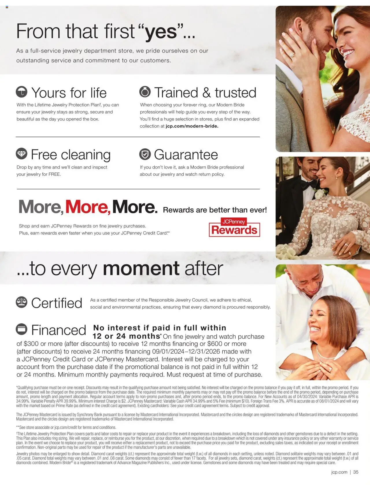 JCPenney The Engagement Guide  - valid from 23.09.2024 | Page: 35 | Products: Ring, Date, Watch, Weight