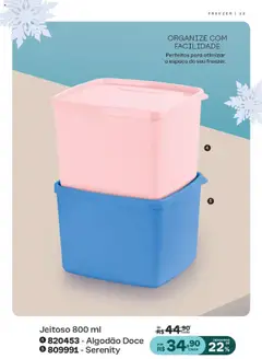 Tupperware Folheto - válido de 01.09.2025 | Página: 13 | Produtos: Freezer, Algodão