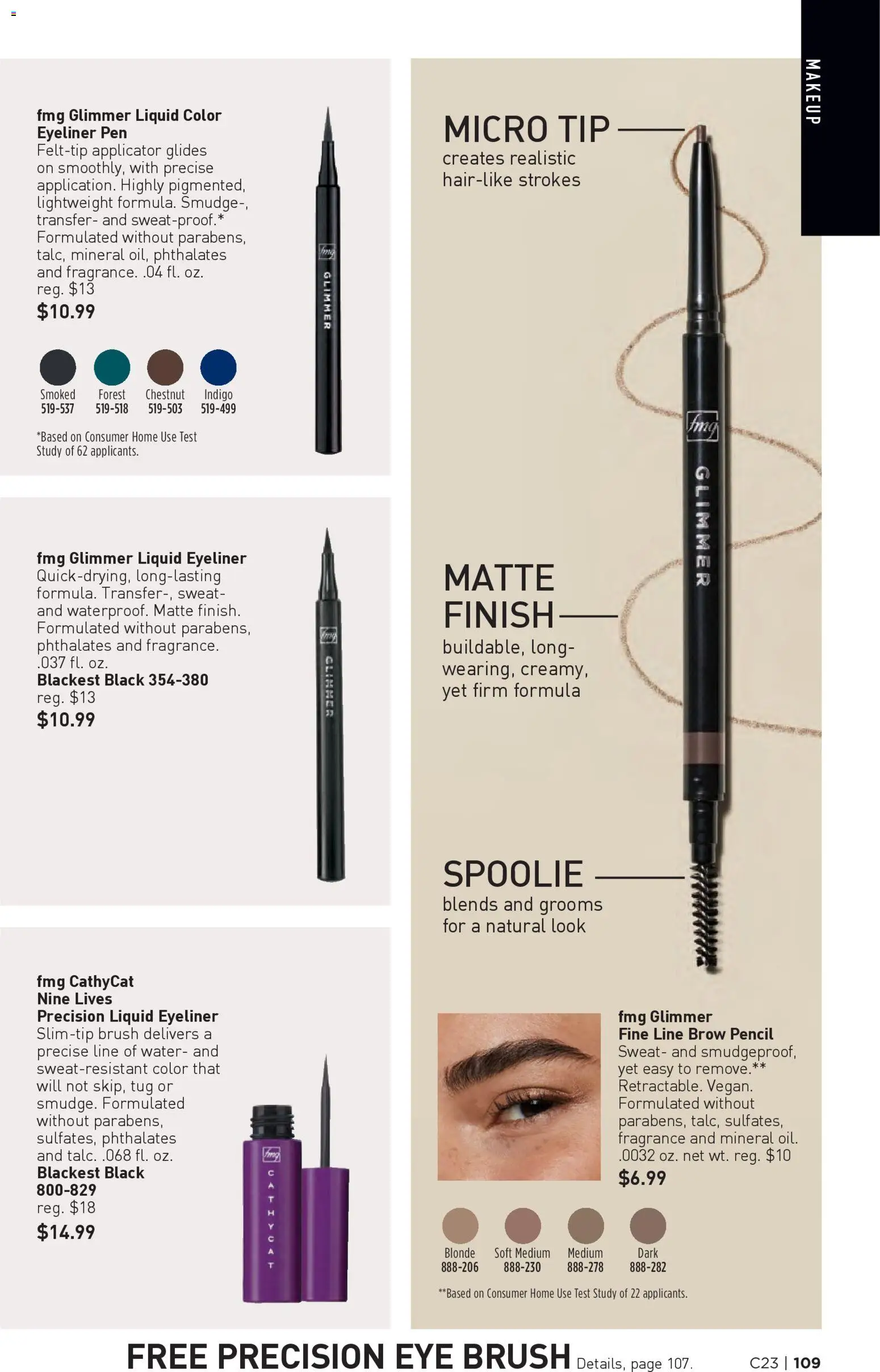 Avon Brochure - valid from 05.11.2025 | Page: 109 | Products: Pencil, Pen, Brush, Water