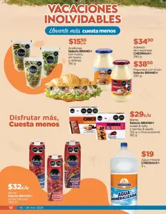 Vista previa de Chedraui folleto Vacaciones inolvidables, nuevo folleto de la tienda, válido en México a partir del 05.03.2026 | Página: 10