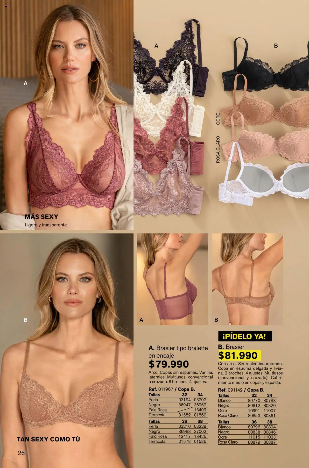 Leonisa revista - valida desde el 04.08.2025 | Página: 26 | Productos: Espuma, Brasier