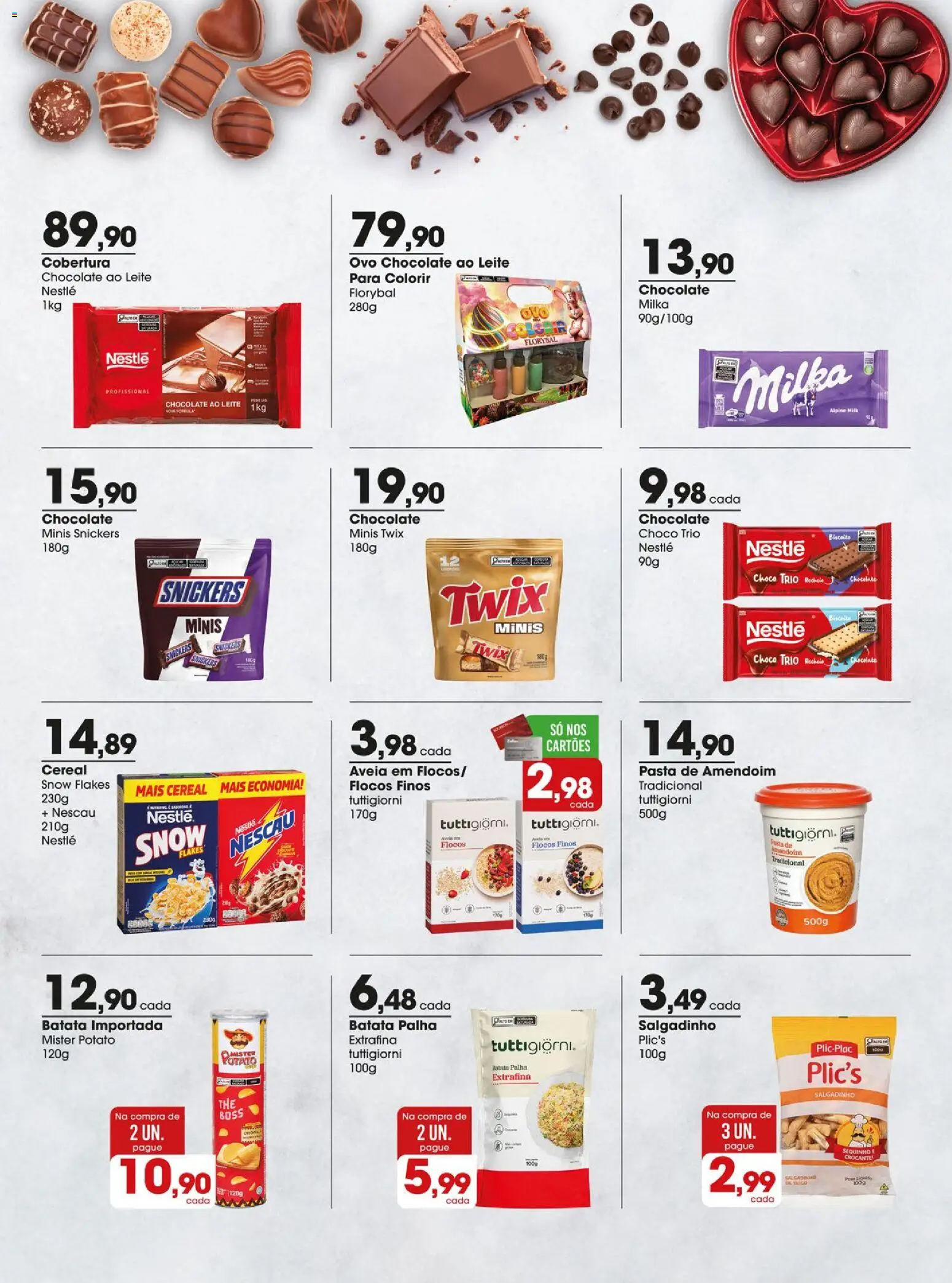 Zaffari Folheto - válido de 19.02.2026 | Página: 6 | Produtos: Nescau, Pasta, Aveia, Pasta de amendoim