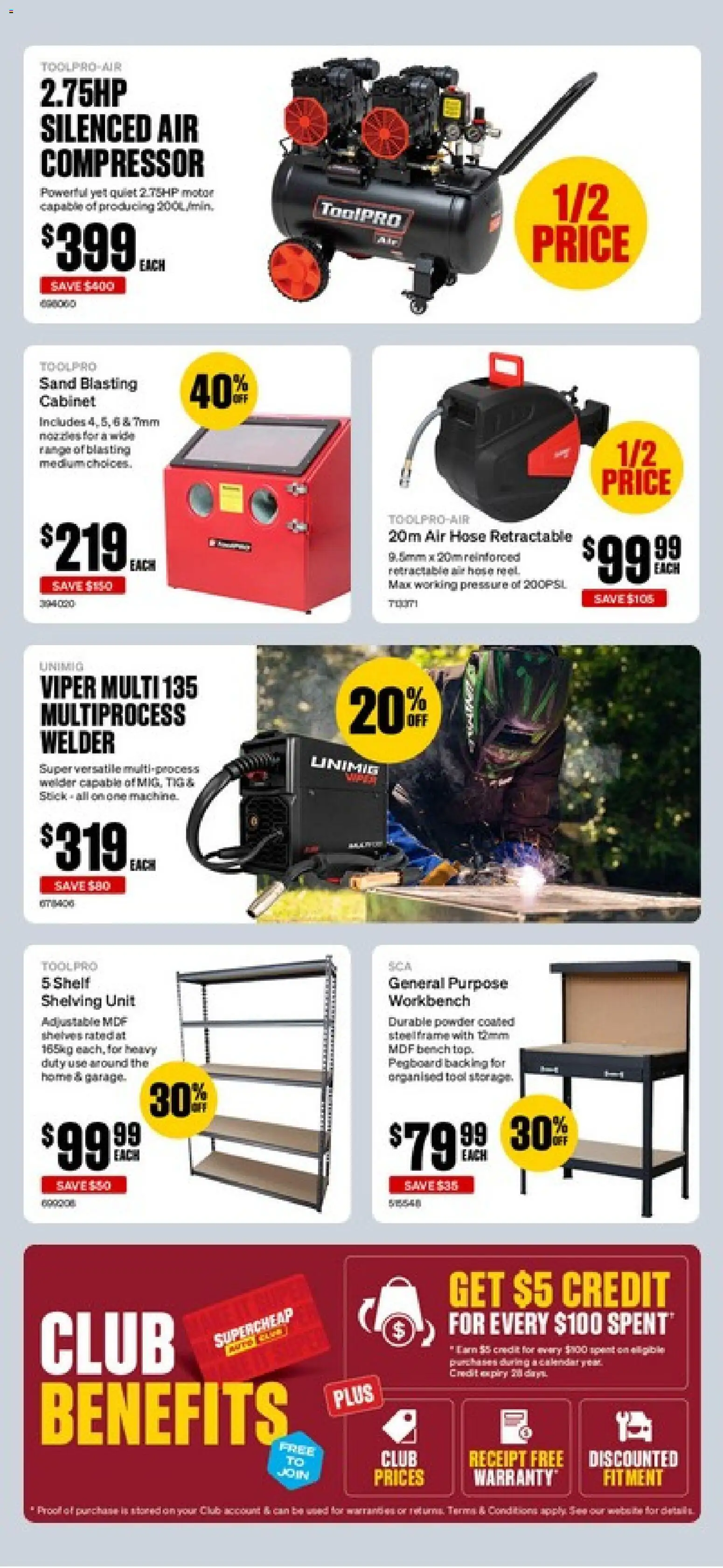 Supercheap Auto catalogue - valid from 22.04.2026 | Page: 18 | Products: Cabinet, Shelf, Powder, Bench