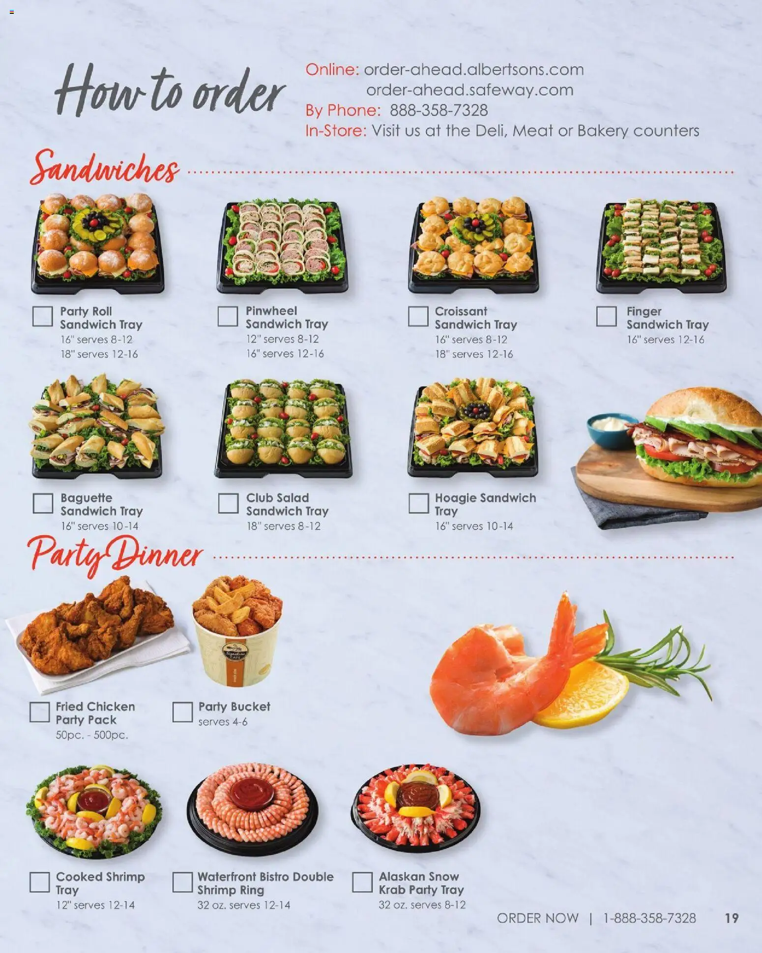 Albertsons Entertaining Guide - valid from 19.11.2025 | Page: 21 | Products: Bakery, Ring, Salad, Phone