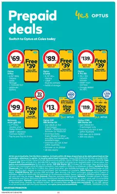 Preview of Coles  Catalogue  - valid from 03.12.2025 | Page: 47 | Products: Tap, Wallet, Date, Device