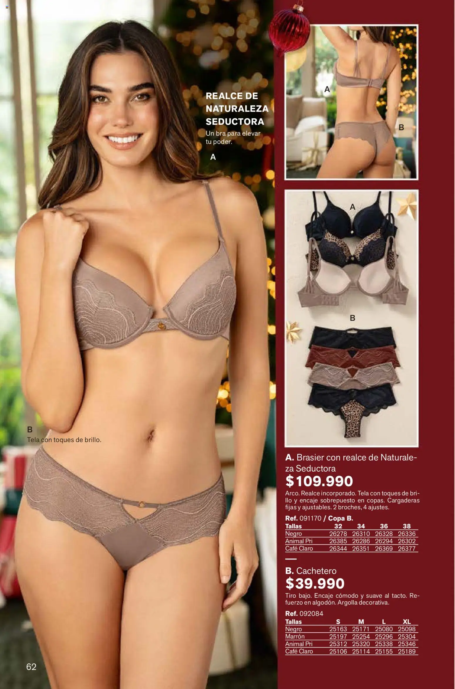 Leonisa revista - valida desde el 07.12.2025 | Página: 62 | Productos: Brasier, Cachetero, Café