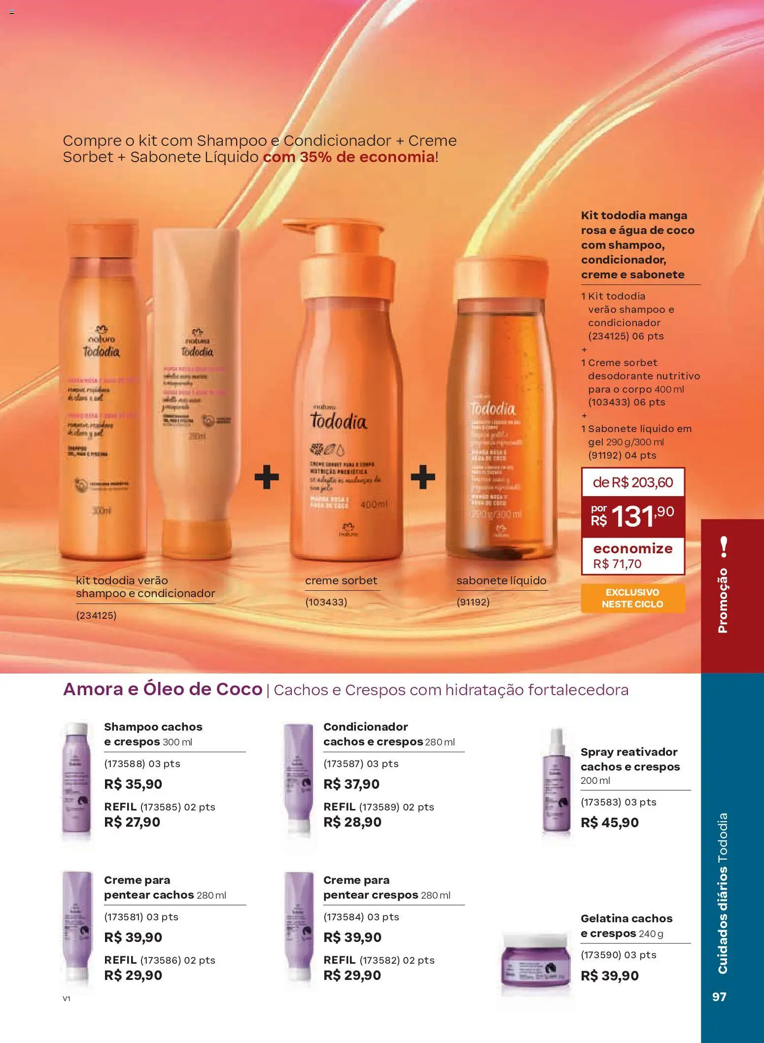 Natura Folheto - válido de 26.12.2025 | Página: 97 | Produtos: Coco, Condicionador, Óleo, Óleo de coco