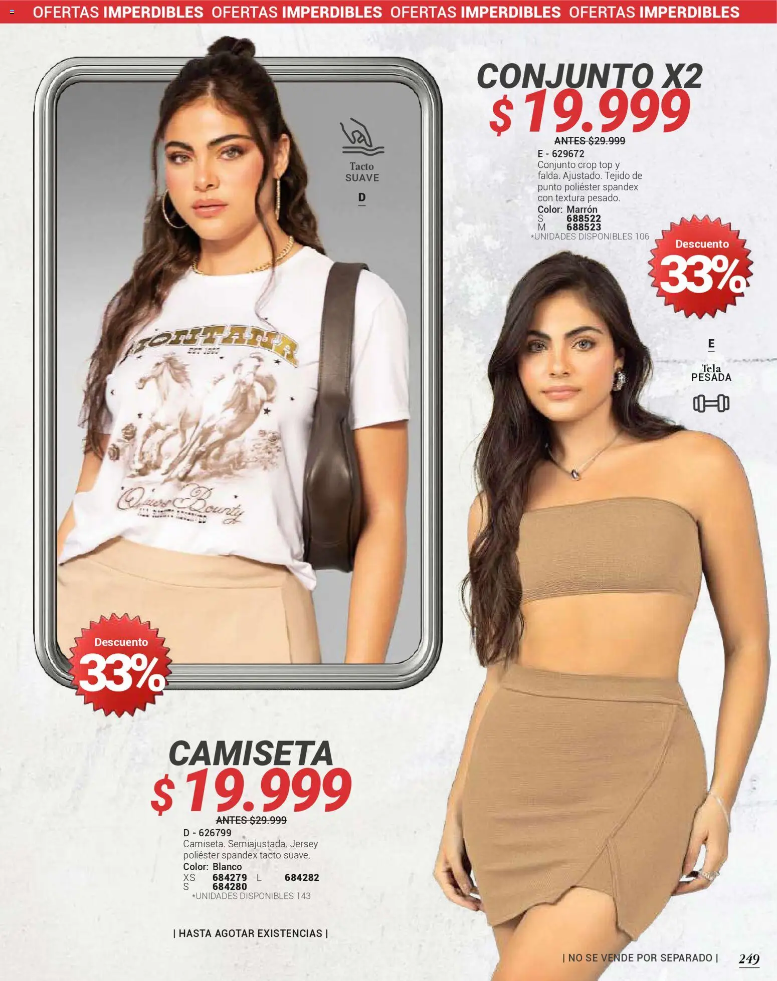 Carmel revista - valida desde el 01.03.2026 | Página: 249 | Productos: Camiseta, Top, Conjunto