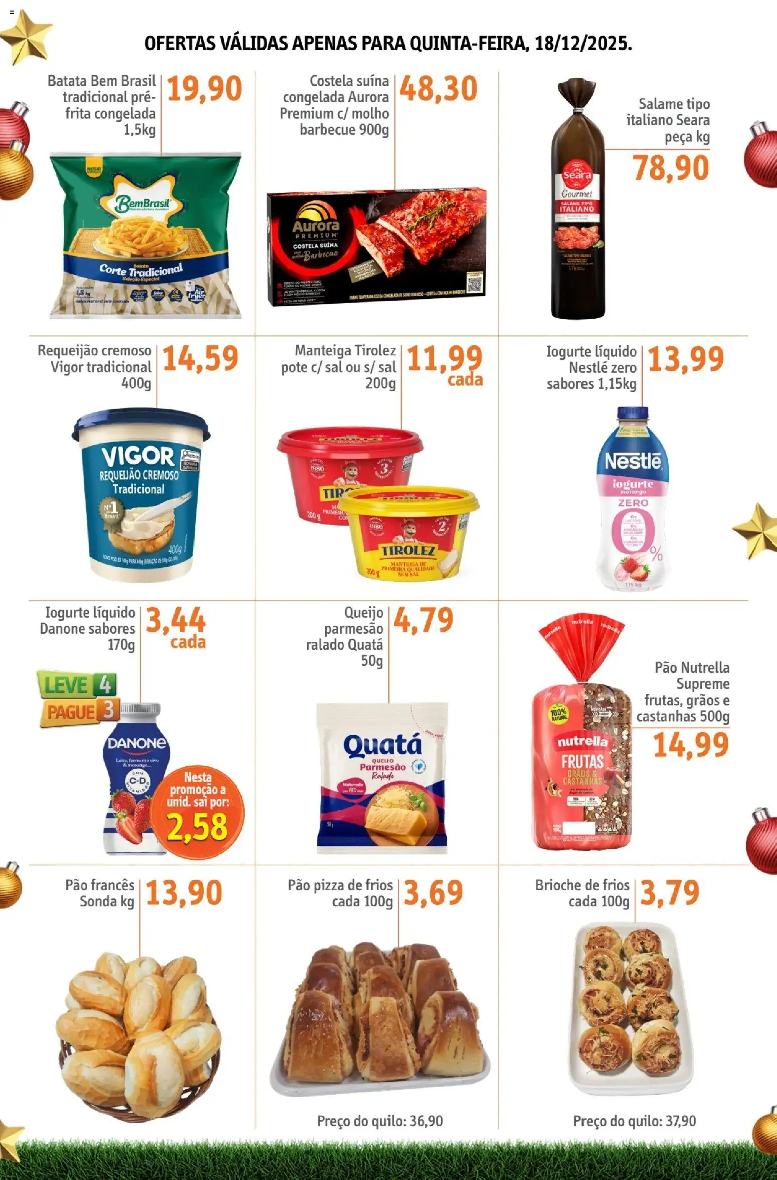 Sonda Folheto - válido de 18.12.2025 | Página: 2 | Produtos: Queijo, Pão, Pizza, Batata