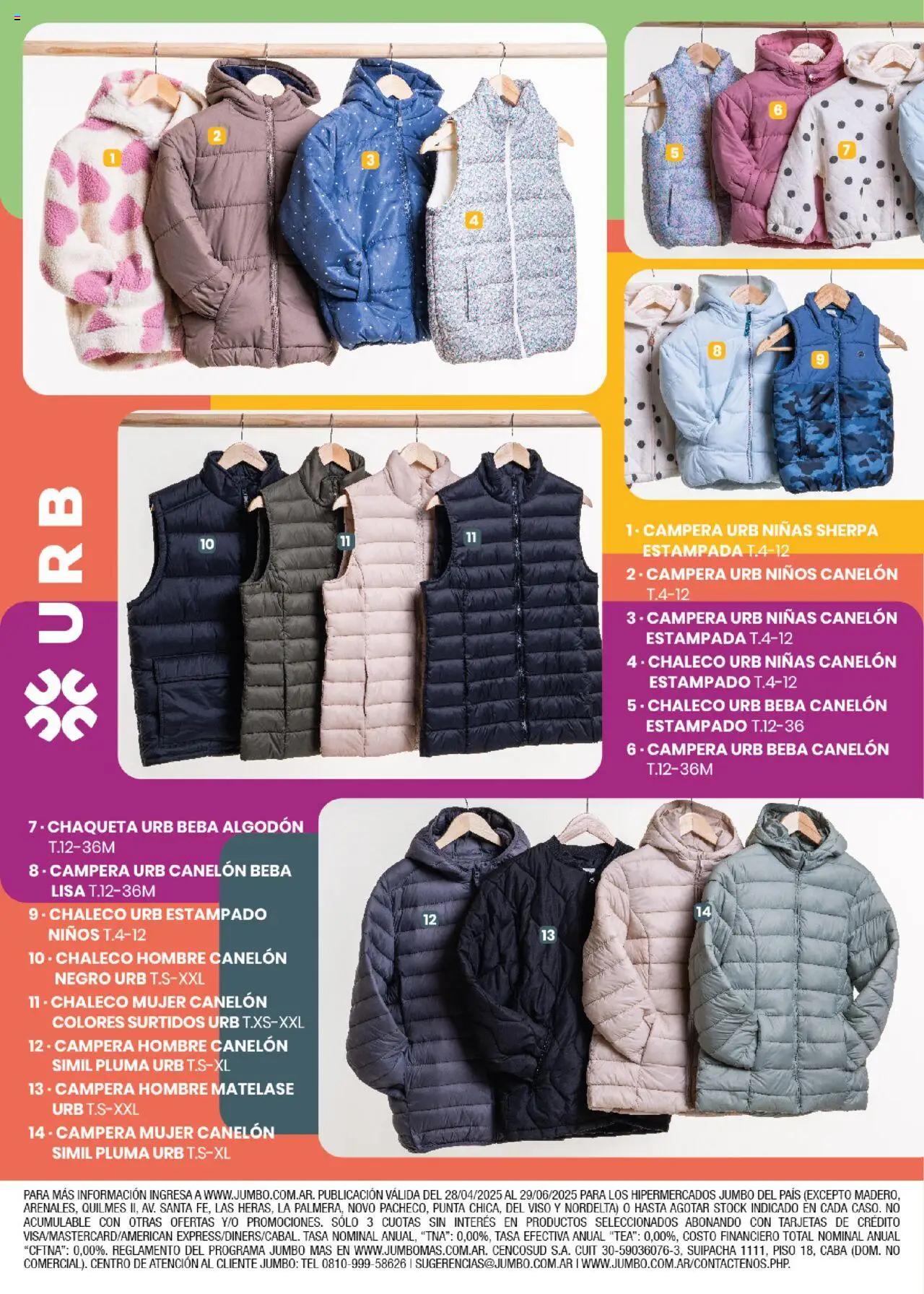 Jumbo - URB otoño-invierno 2025 │ válido desde el 28.04.2025 | Página: 25 | Productos: Algodón, Campera, Chaleco, Chaqueta