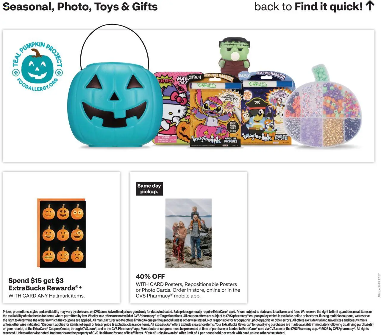 CVS Pharmacy Weekly Ad - TX - valid from 12.10.2025 | Page: 20 | Products: Ink