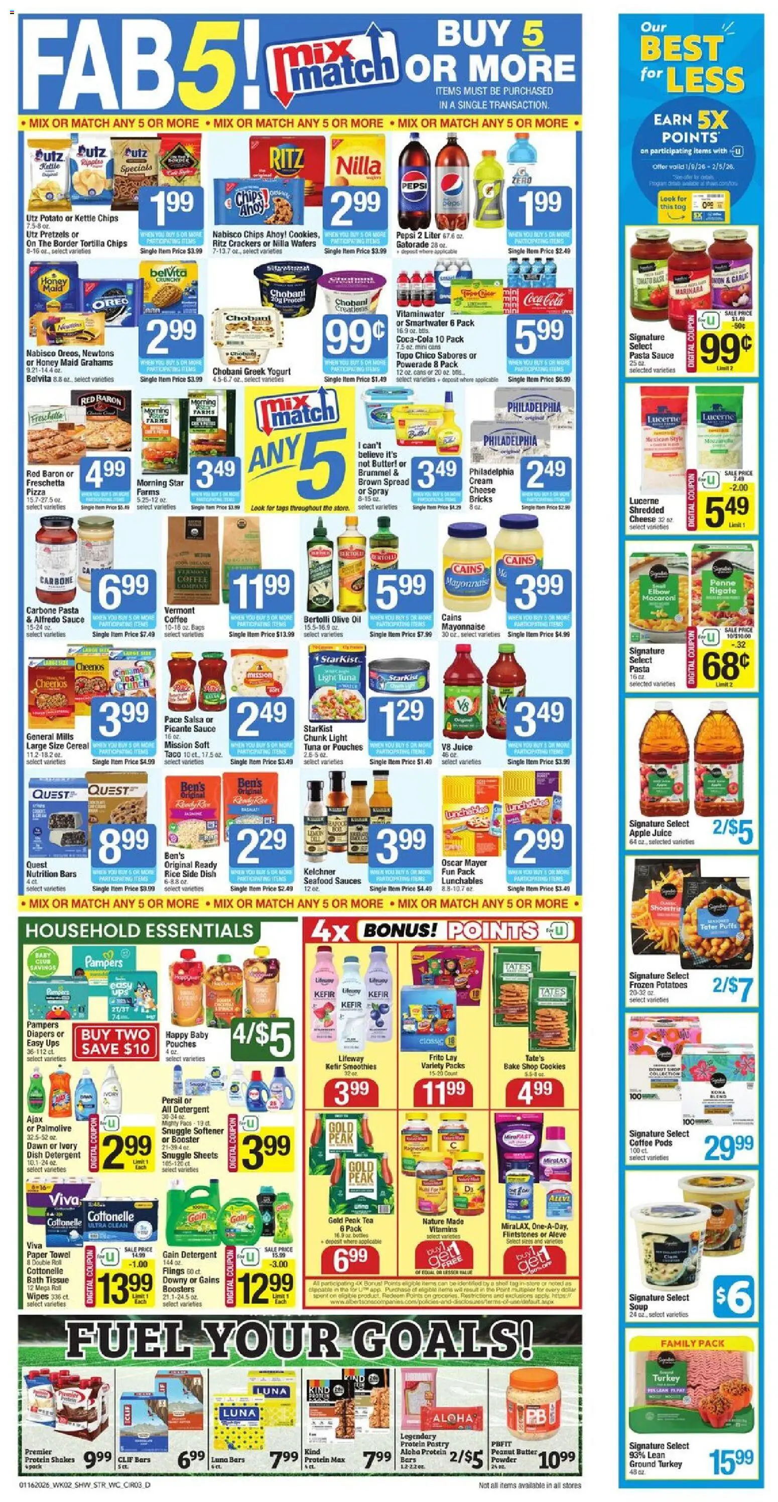 Star Market Weekly Ad - MA - valid from 16.01.2026 | Page: 3 | Products: Cream, Cookies, Garlic, UPS