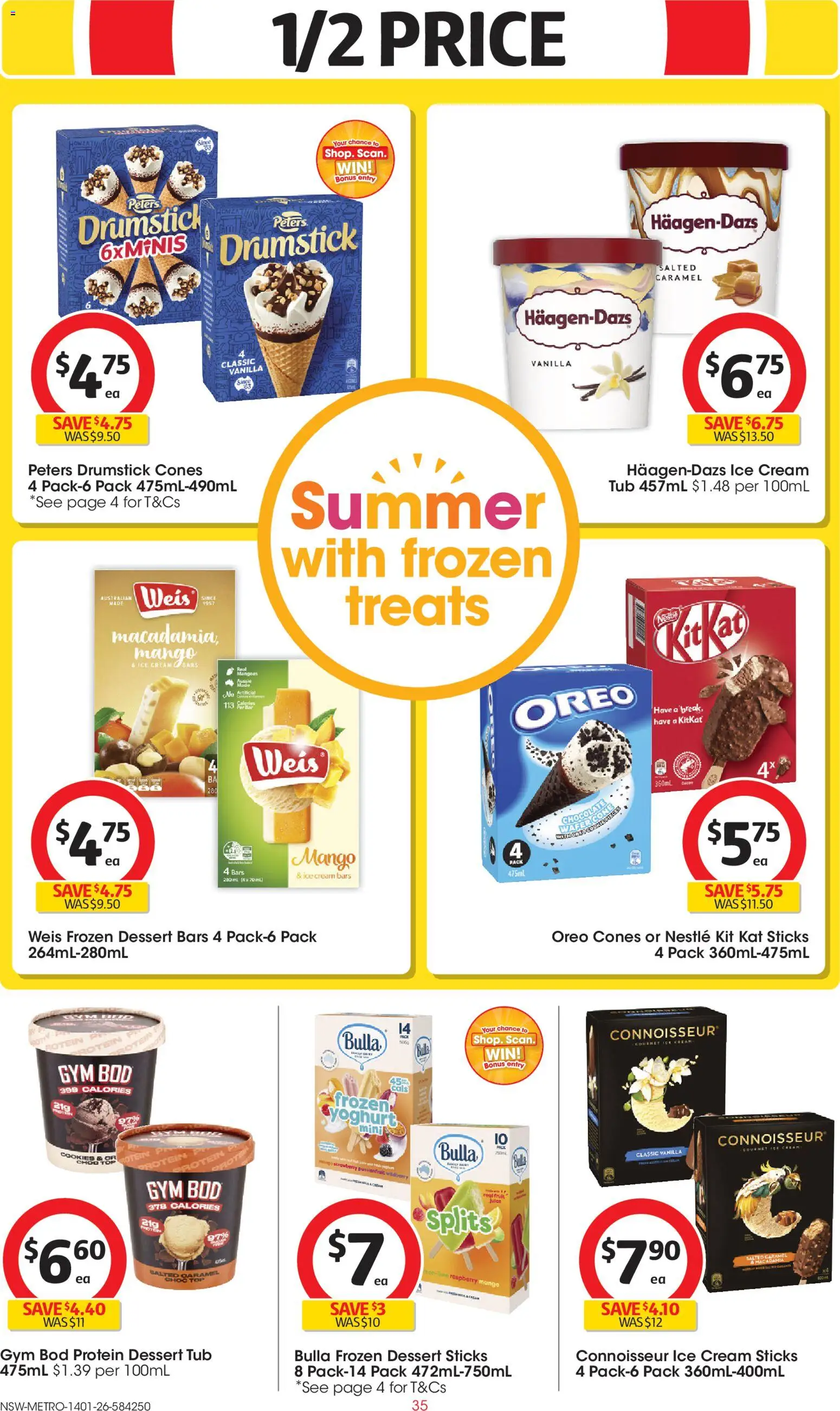 Coles catalogue - valid from 14.01.2026 | Page: 35 | Products: Chocolate, Cream, Ice cream, Mango