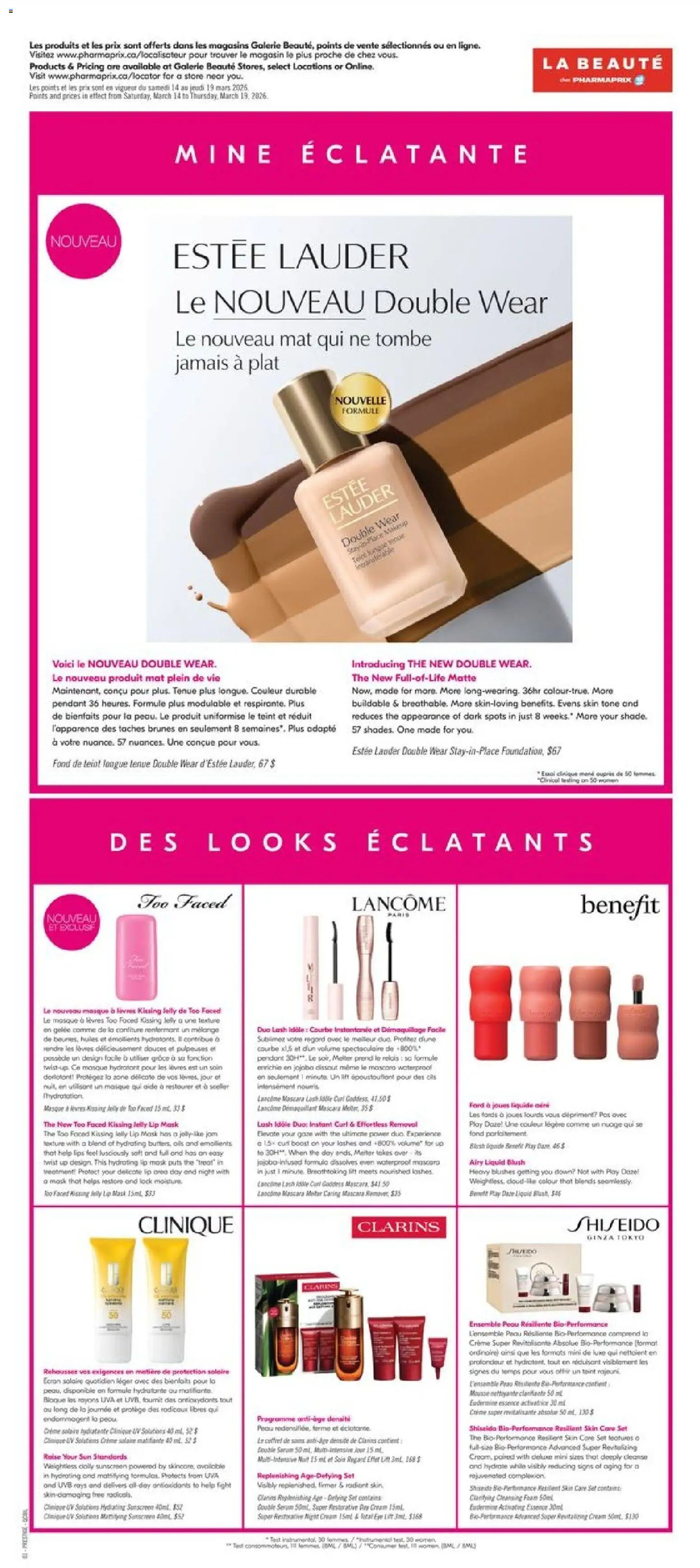 Pharmaprix flyer valid from 13.03.2026 | Page: 9 | Products: Cream, Blush, Mascara, Mask