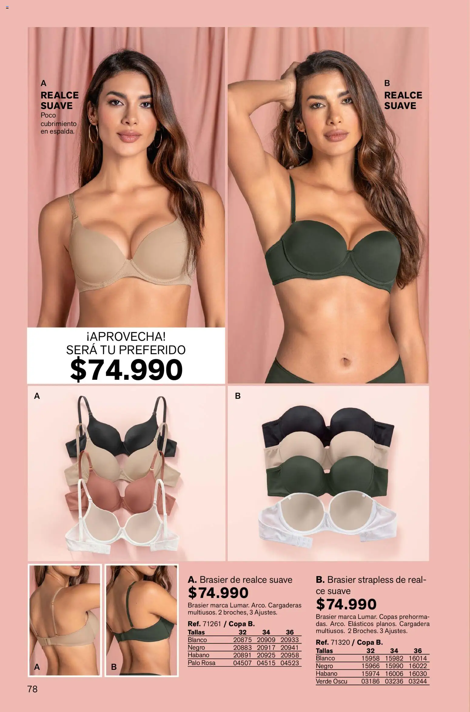 Leonisa revista - valida desde el 13.11.2025 | Página: 78 | Productos: Brasier