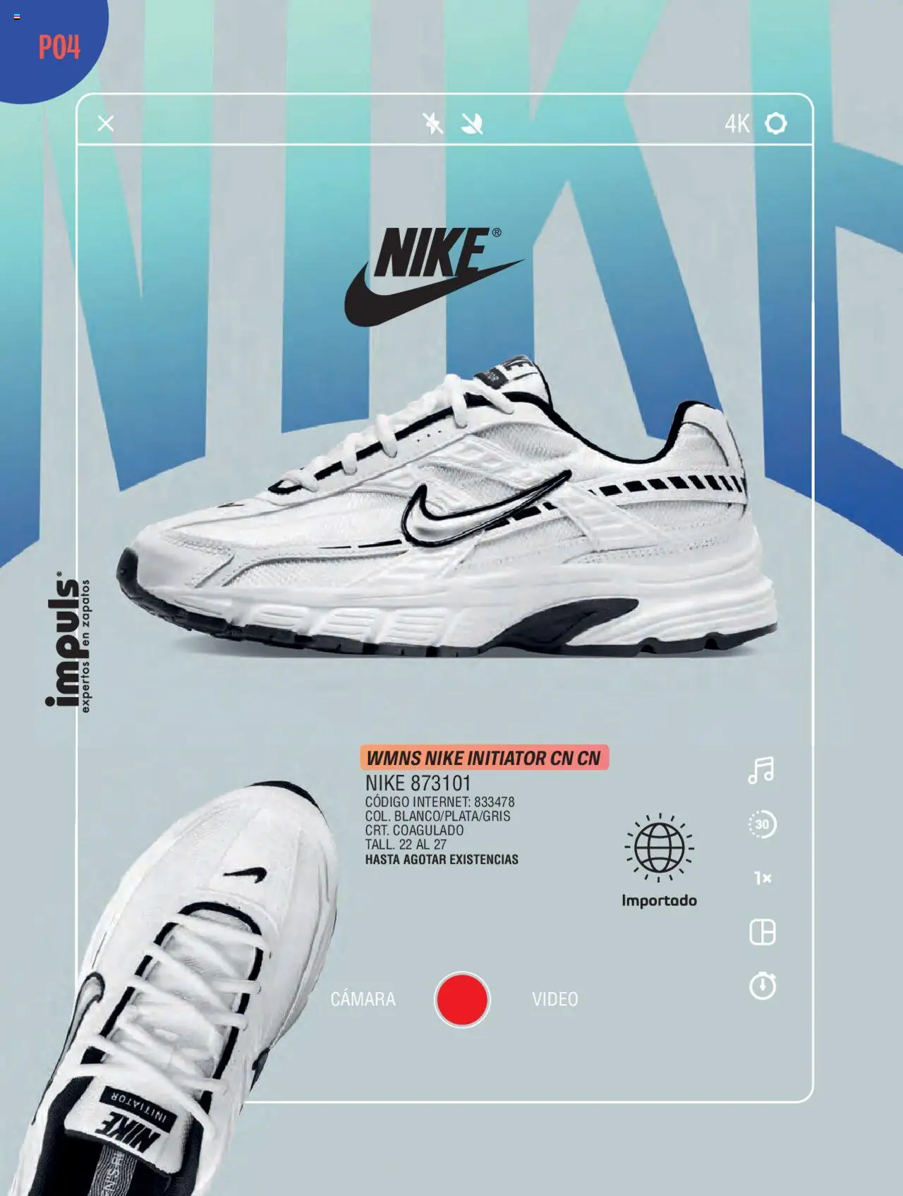Nuevas ofertas de Impuls válidas en toda la República Mexicana desde el 03.04.2025. ¡Encuentra las mejores ofertas en Impuls catálogo Urbansport! | Página: 6 | Productos: Zapatos, Cámara, Video