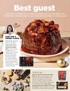 Preview of Coles December 2025 - valid from 04.12.2025 | Page: 10 | Products: Cream, Pudding, Ice cream, Pies