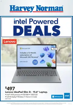 Harvey Norman More Intel Powered Deals preview  - valid from 27.03.2026