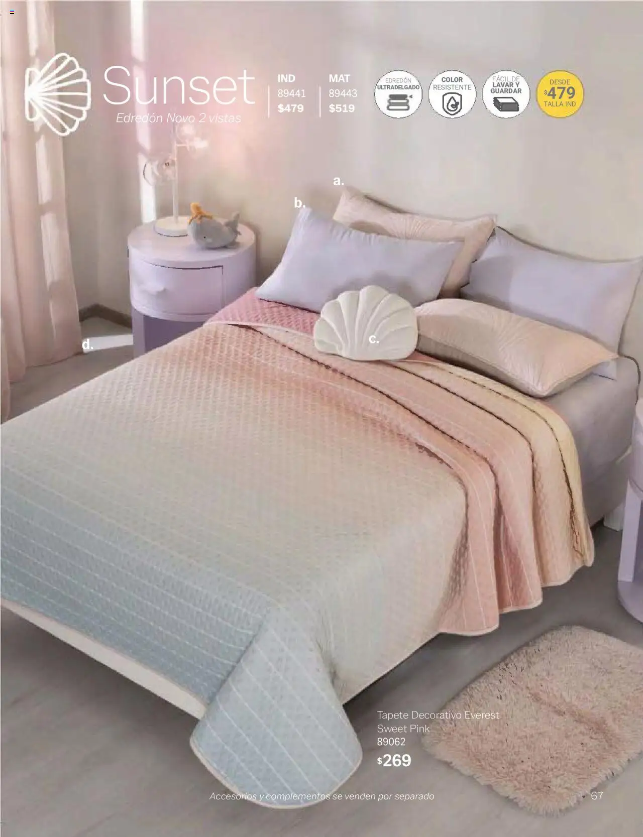 Nuevas ofertas de Vianney válidas en toda la República Mexicana desde el 24.01.2025. ¡Encuentra las mejores ofertas en Vianney catálogo Chavos! | Página: 69 | Productos: Tapete