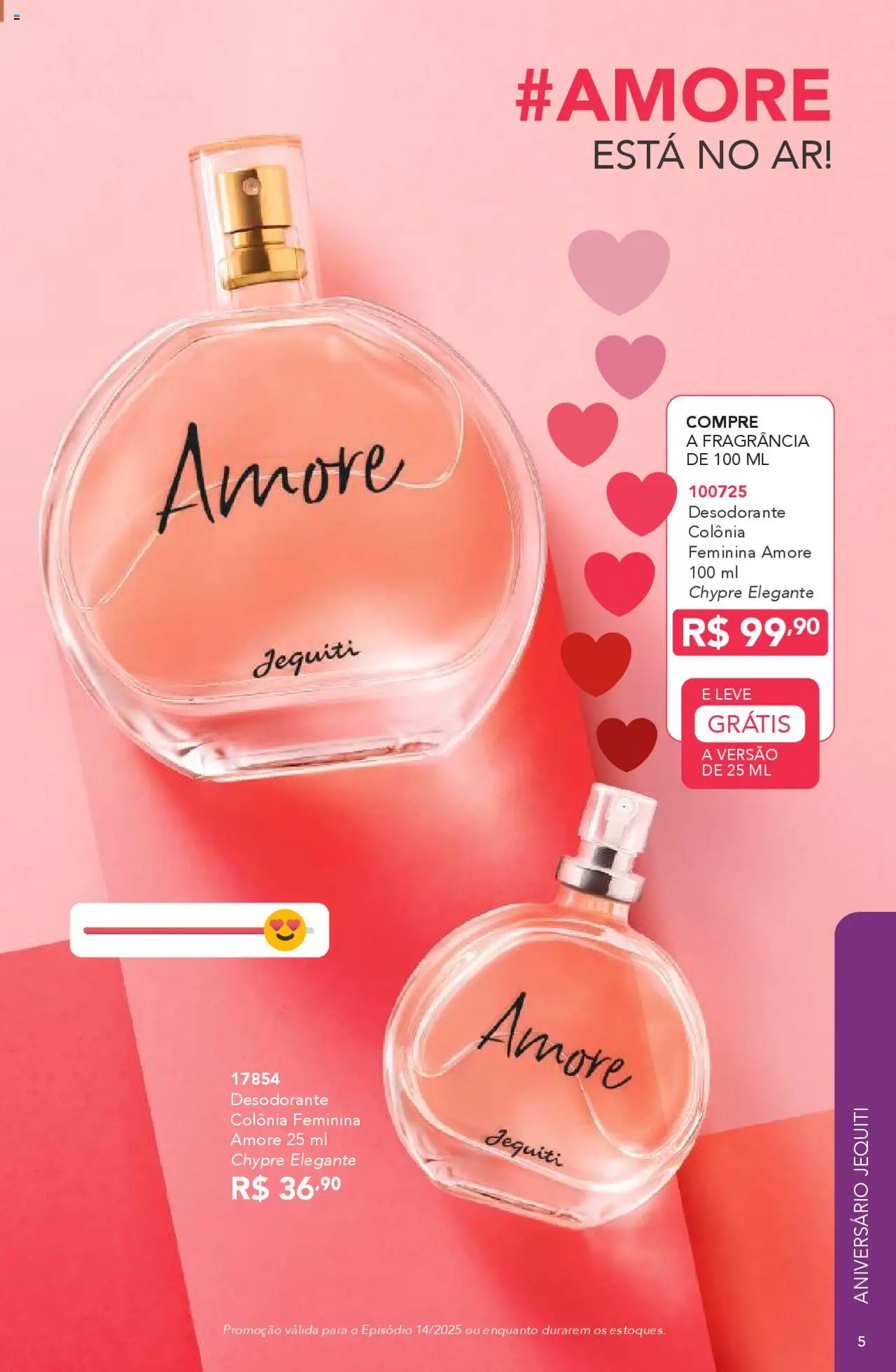 Jequiti Folheto - válido de 03.10.2025 | Página: 5 | Produtos: Fragrância, Desodorante