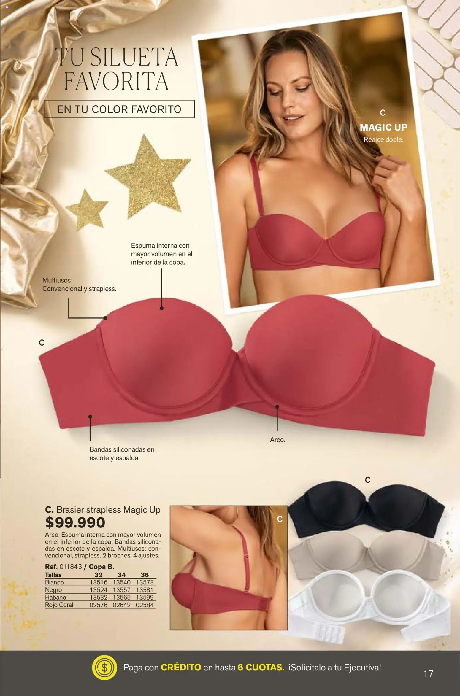 Leonisa revista - valida desde el 07.12.2025 | Página: 17 | Productos: Espuma, Brasier
