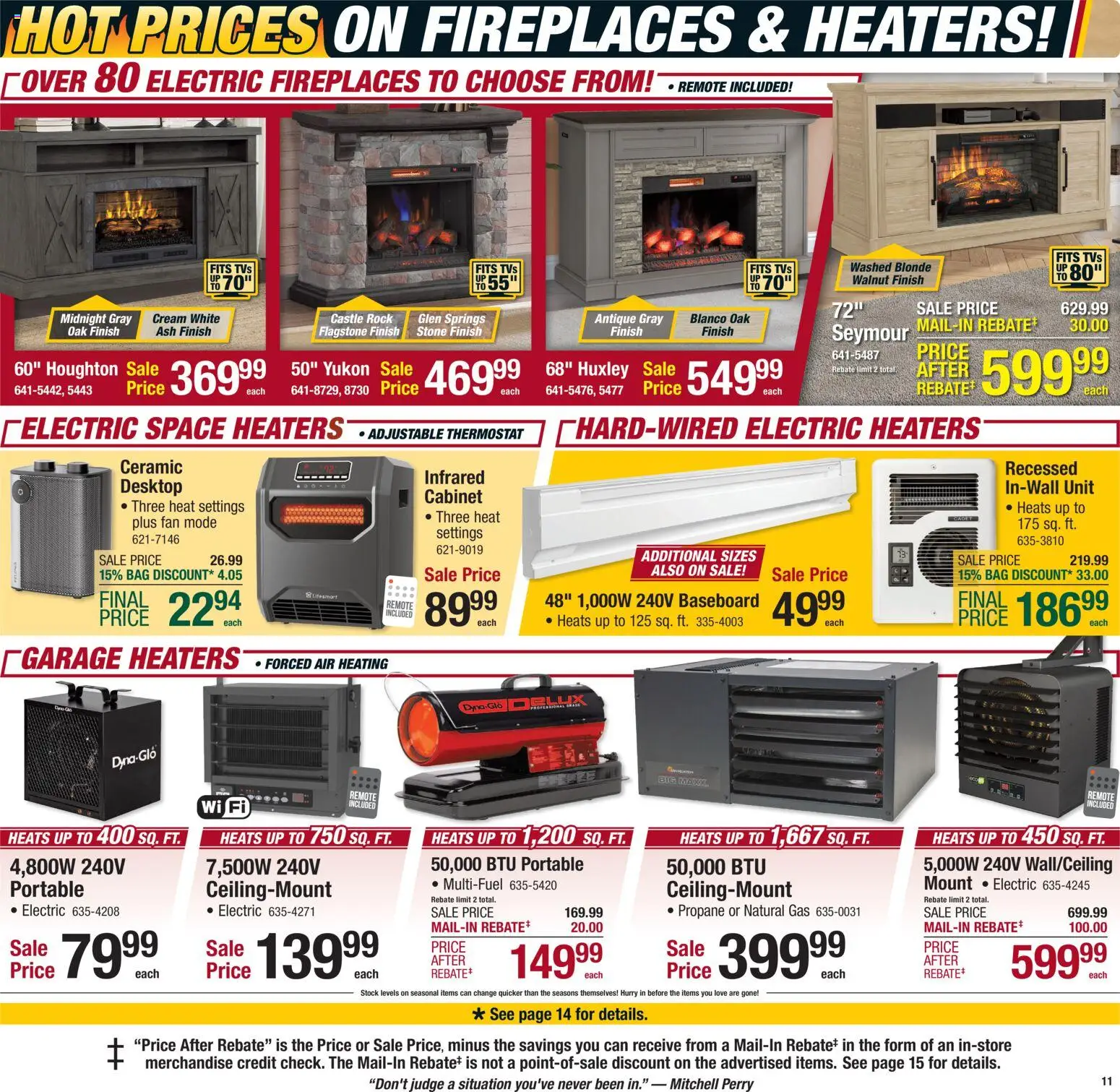 Menards Ad - valid from 11.01.2026 | Page: 12 | Products: Cream, Bag, Desktop, Fan