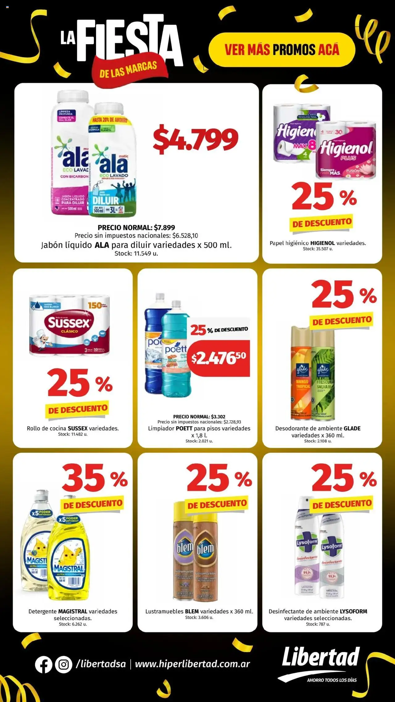 Hipermercado Libertad catálogo │ válido desde el 25.09.2025 | Página: 10 | Productos: Desodorante de ambiente, Cocina, Jabón líquido, Limpiador