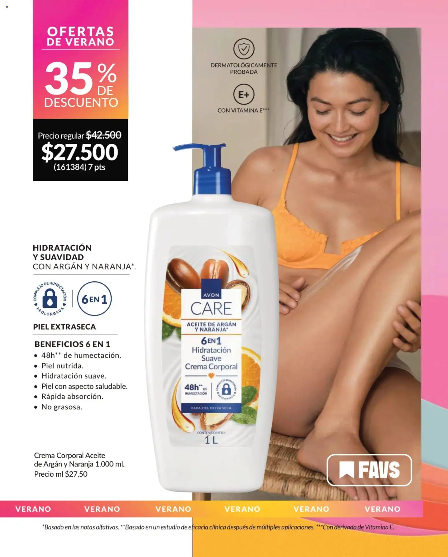 Avon revista - valida desde el 02.01.2026 | Página: 34 | Productos: Crema, Aceite