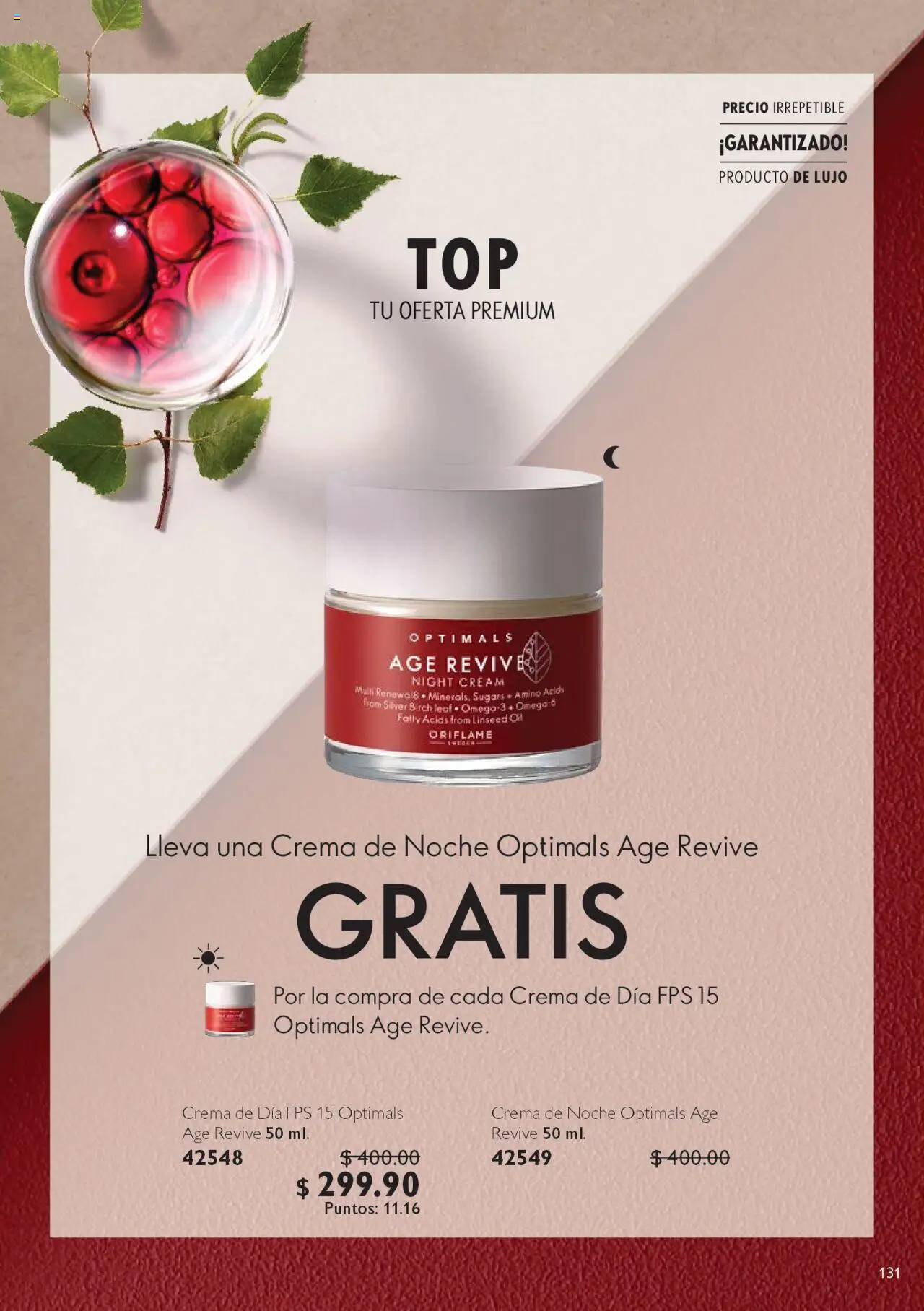 Nuevas ofertas de Oriflame válidas en toda la República Mexicana desde el 04.10.2025. ¡Encuentra las mejores ofertas en Oriflame - Campaña 14 2025! | Página: 131 | Productos: Crema