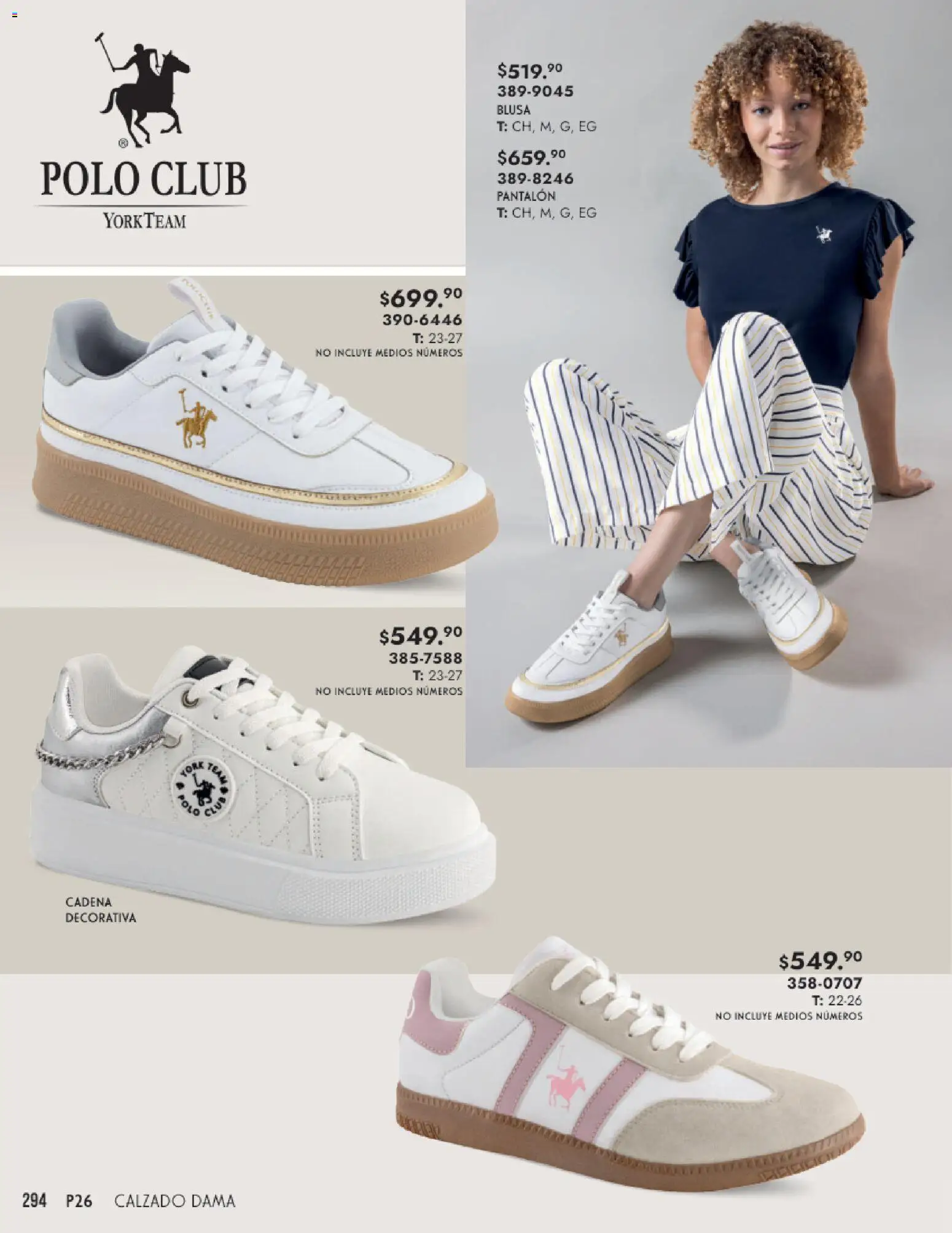 Nuevas ofertas de Andrea válidas en toda la República Mexicana desde el 25.01.2026. ¡Encuentra las mejores ofertas en Andrea catálogo Calzado Dama! | Página: 294 | Productos: Blusa, Cadena