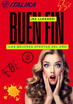 Vista previa de Italika Buen Fin, nuevo folleto de la tienda, válido en México a partir del 13.11.2025