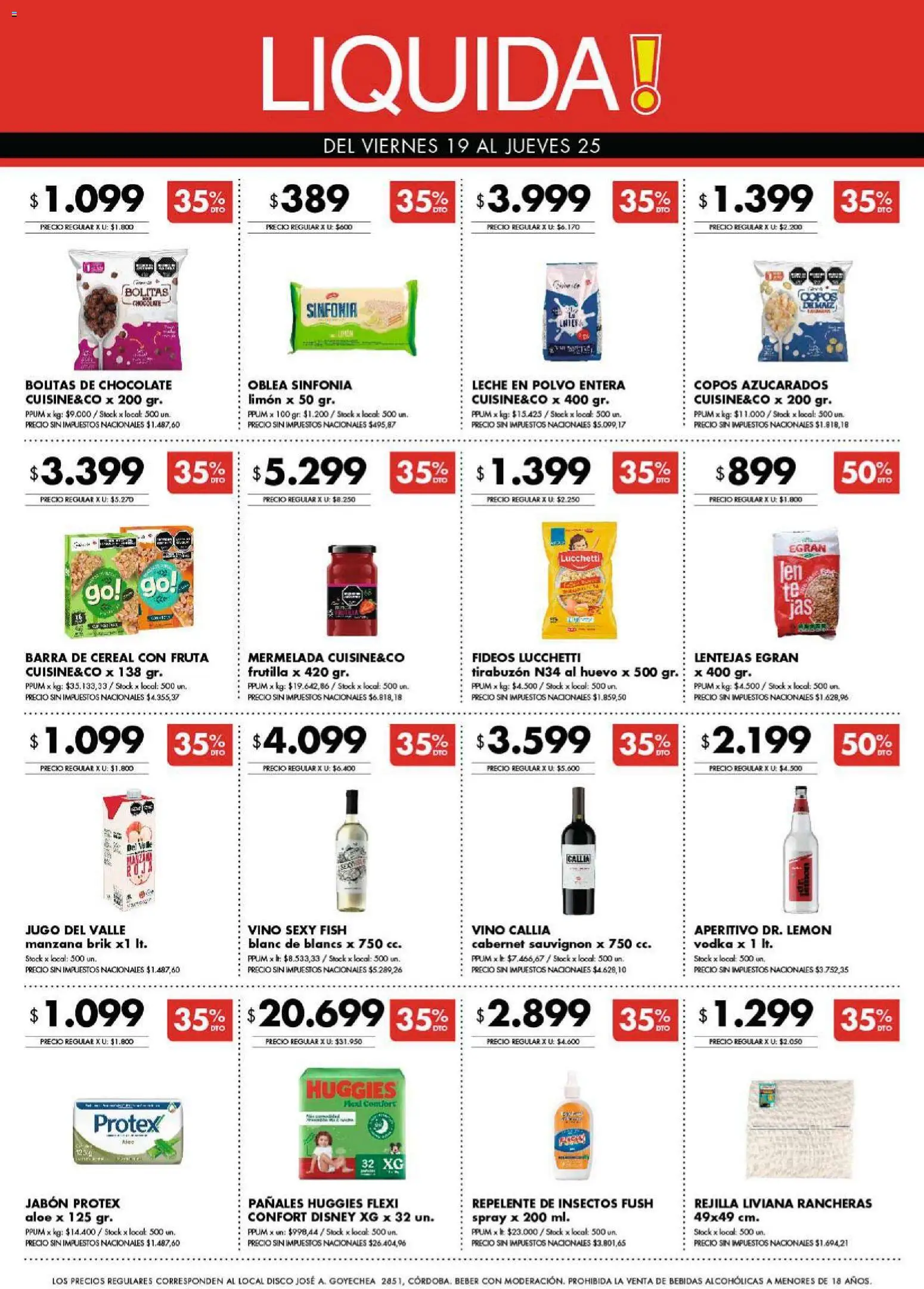 Disco - Ofertas | Córdoba │ válido desde el 18.12.2025 | Página: 10 | Productos: Vodka, Disco, Jabón, Limón