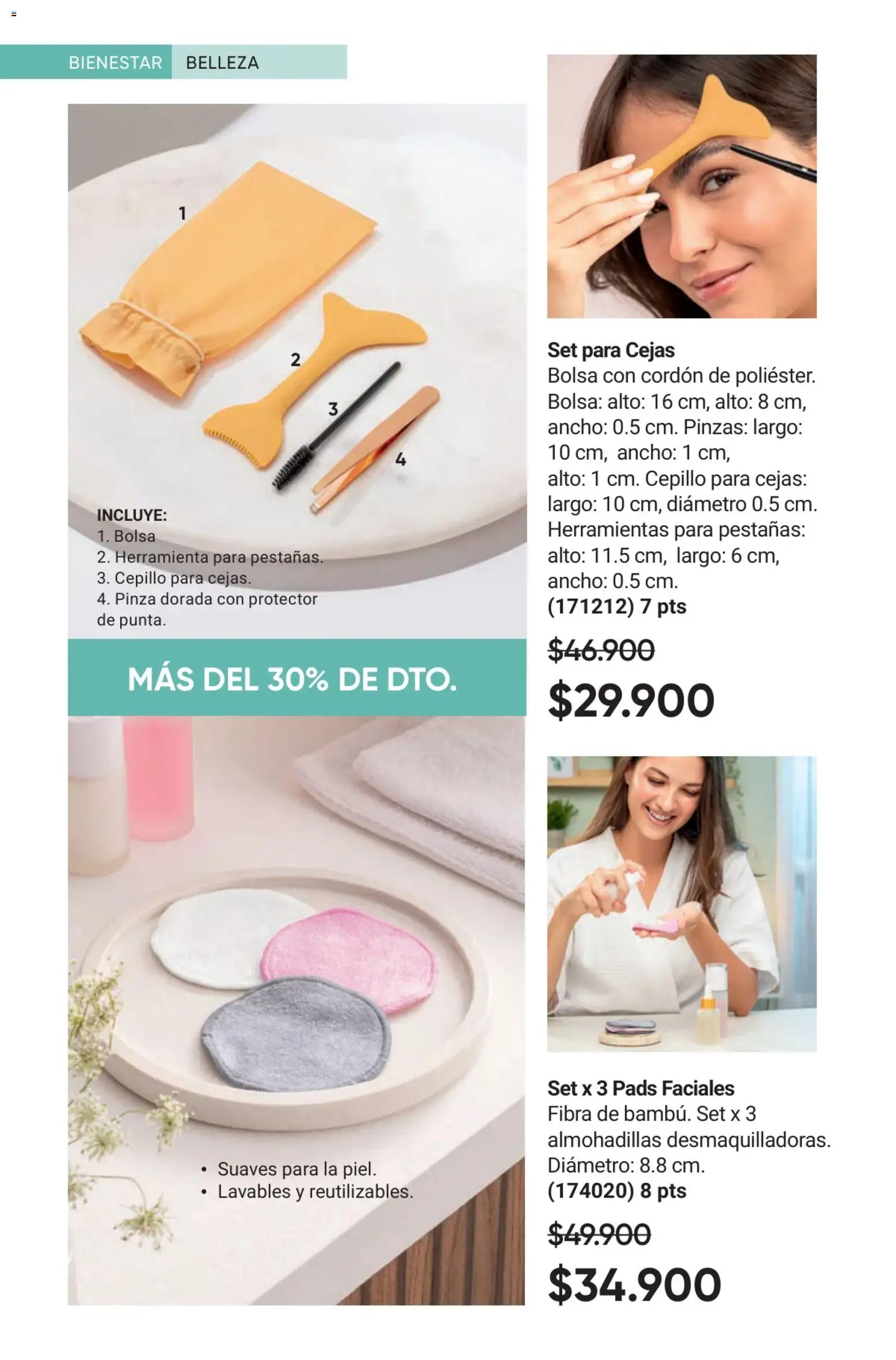 Avon revista - valida desde el 17.11.2025 | Página: 86 | Productos: Pinza, Bolsa, Cepillo