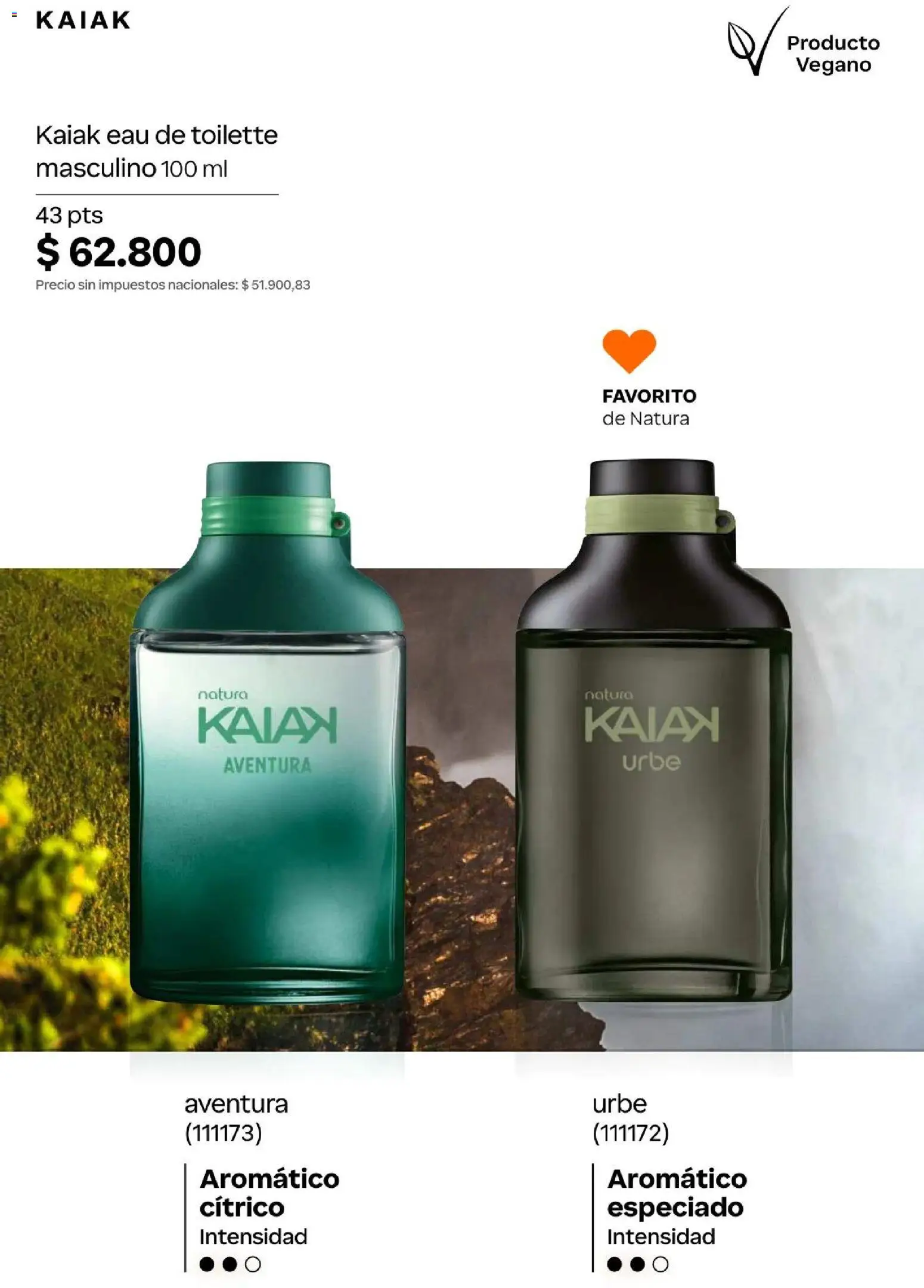 Natura Catálogo Ciclo 4/2026 │ válido desde el 01.04.2026 | Página: 96 | Productos: Eau de toilette
