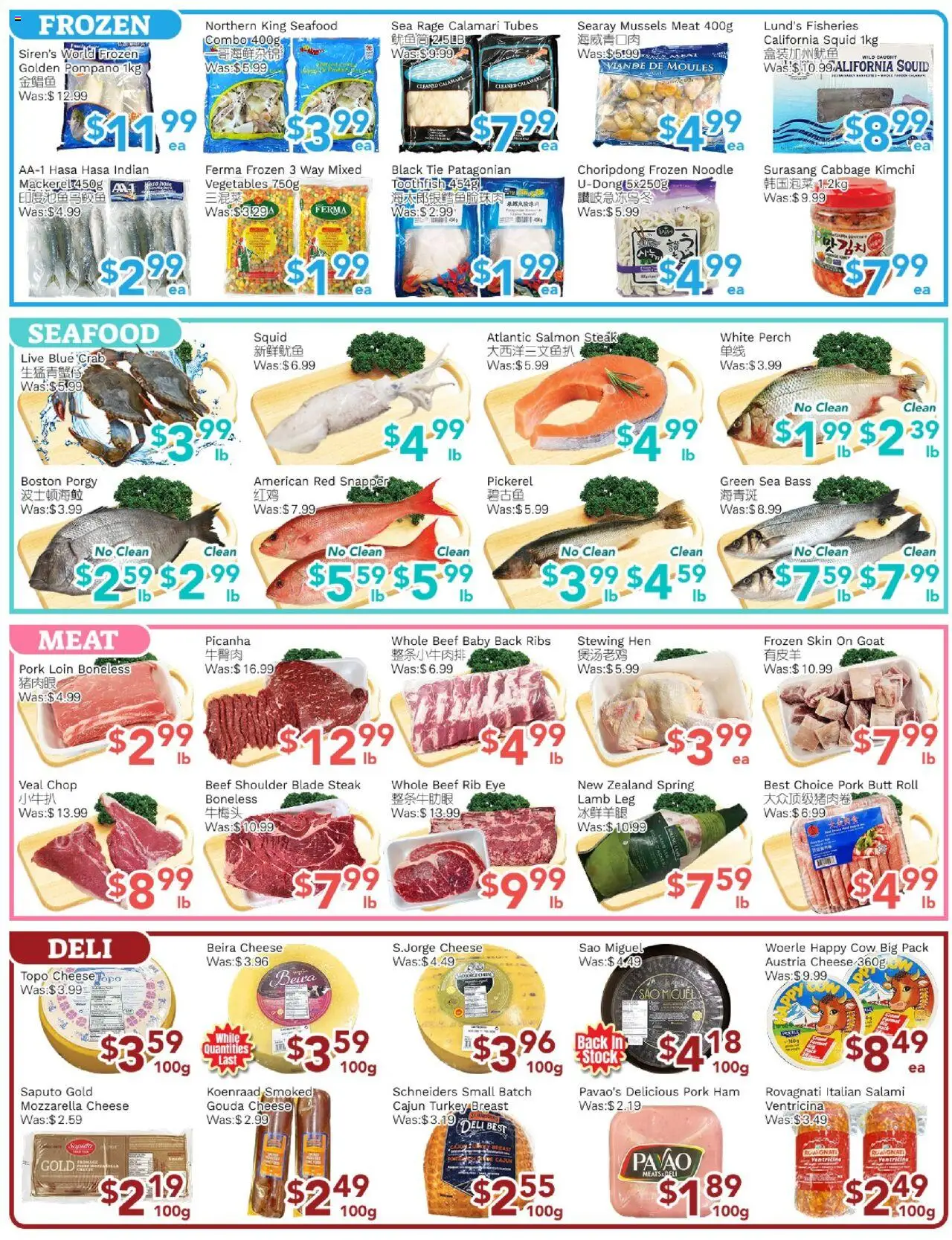 Ample Food Market flyer valid from 03.10.2025 | Page: 4 | Products: Beef, Cheese, Salami, Ham