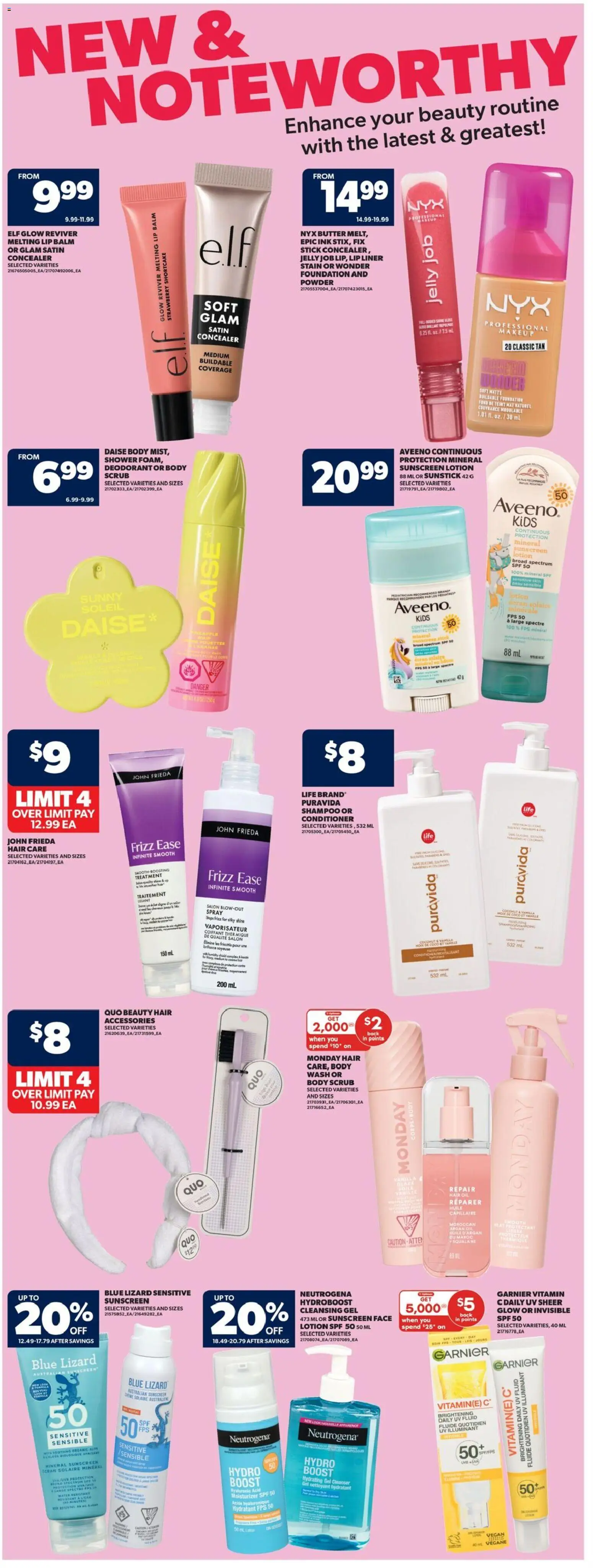 Real Canadian Superstore flyer valid from 30.04.2026 | Page: 32 | Products: Powder, Shampoo, Sunscreen, Body wash