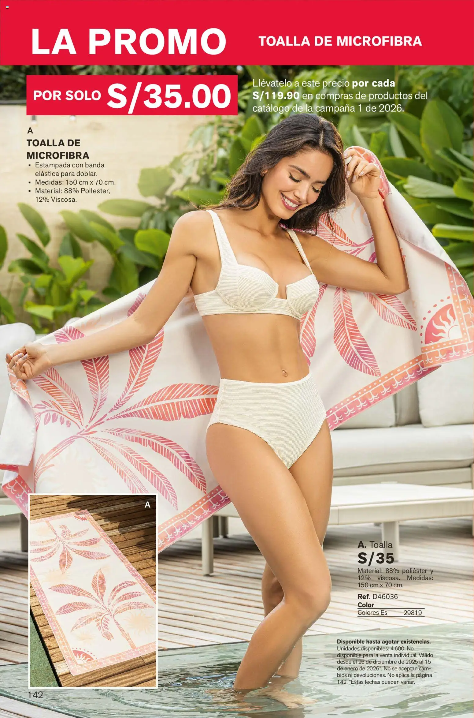 Catálogo Leonisa válido desde 26.12.2025 | Página: 142 | Productos: Toalla