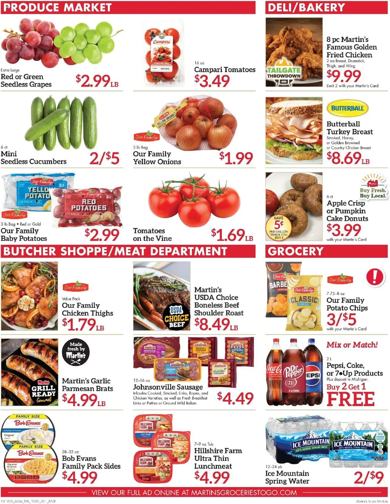 Martin’s Weekly Ad - valid from 19.10.2025 | Page: 2 | Products: Chips, Pepper, Sausage, Grill