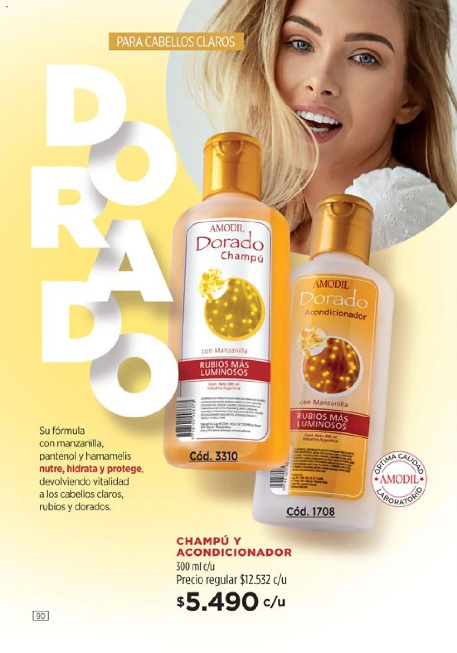 Amodil - Campaña 8 │ válido desde el 08.04.2026 | Página: 90 | Productos: Champú, Acondicionador