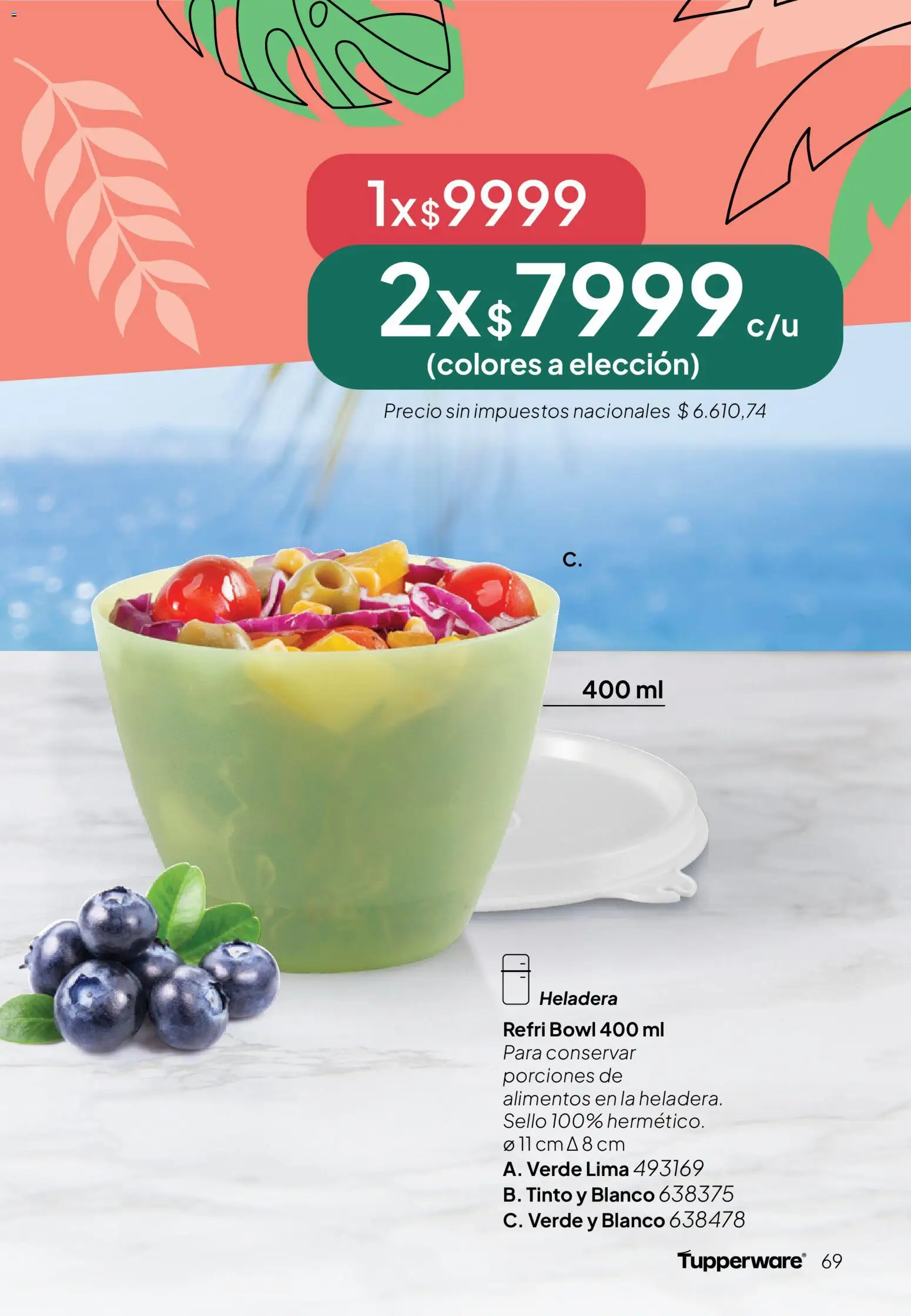 Tupperware Folleto │ válido desde el 09.12.2025 | Página: 70 | Productos: Bowl, Lima, Heladera